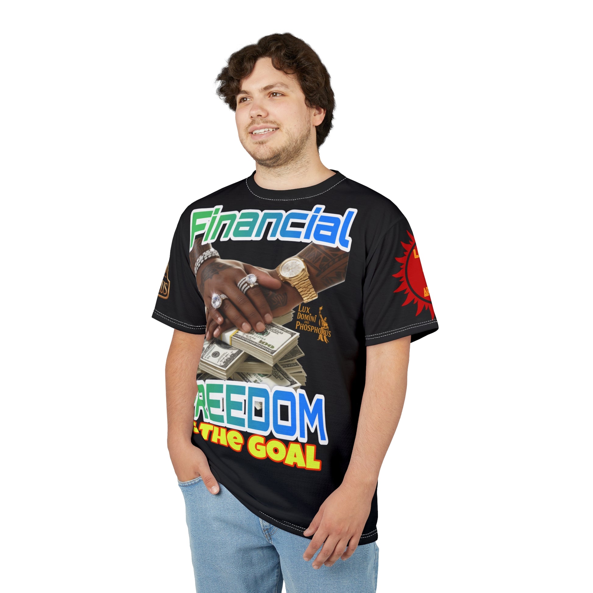 Financial Freedom Unisex Cut & Sew Tee