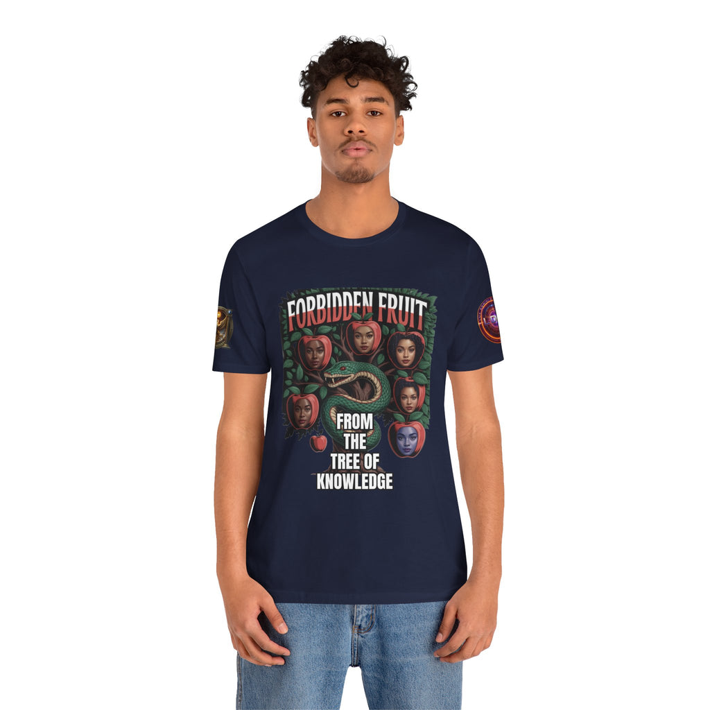 Short Sleeve Tee - Tree of Knowledge Forbidden Fruit Design