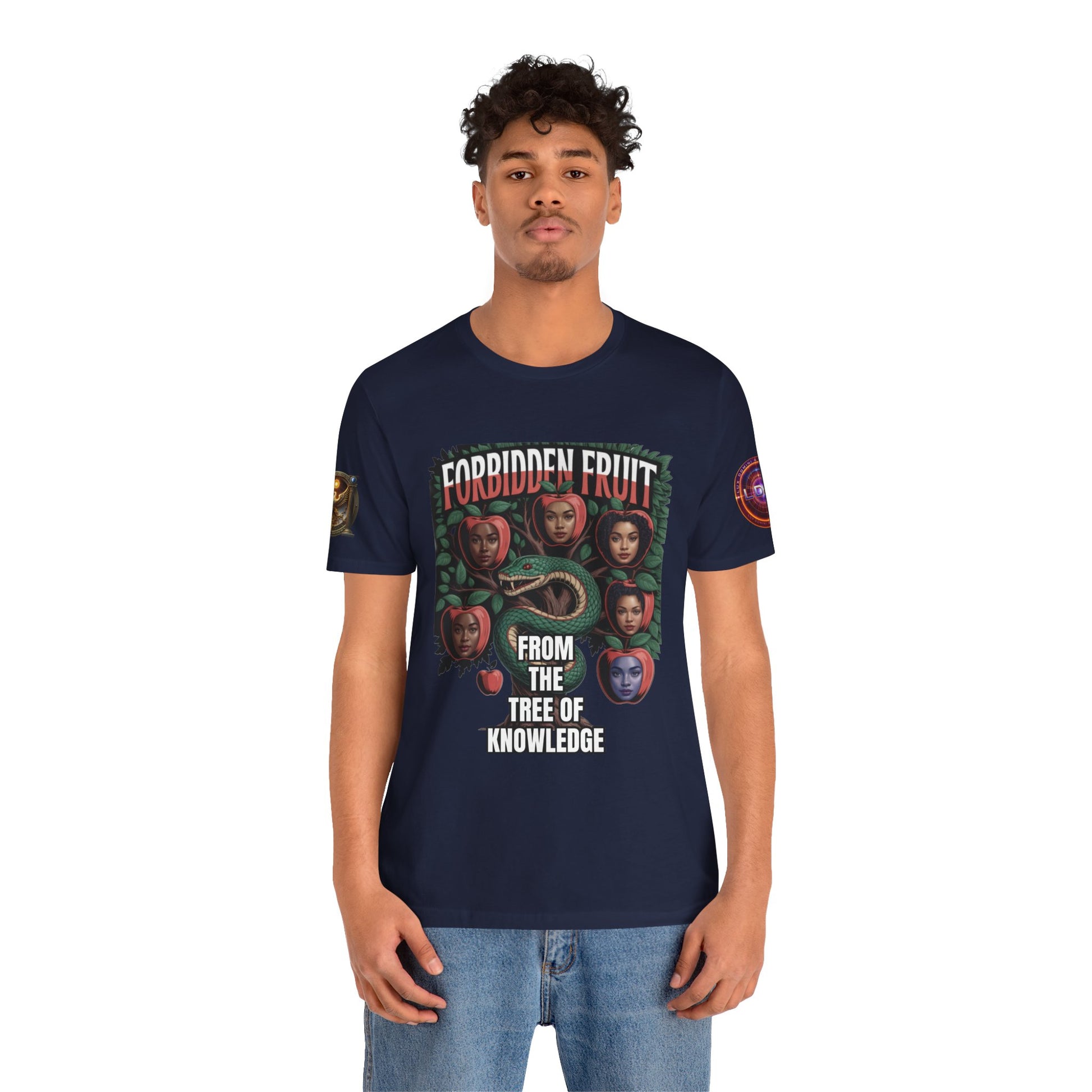 Short Sleeve Tee - Tree of Knowledge Forbidden Fruit Design