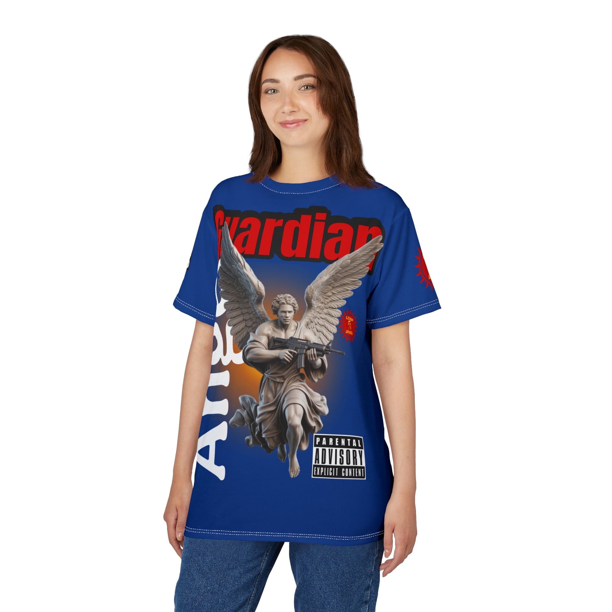 Guardian Angel Graphic Tee LD&P APPAREL Blue
