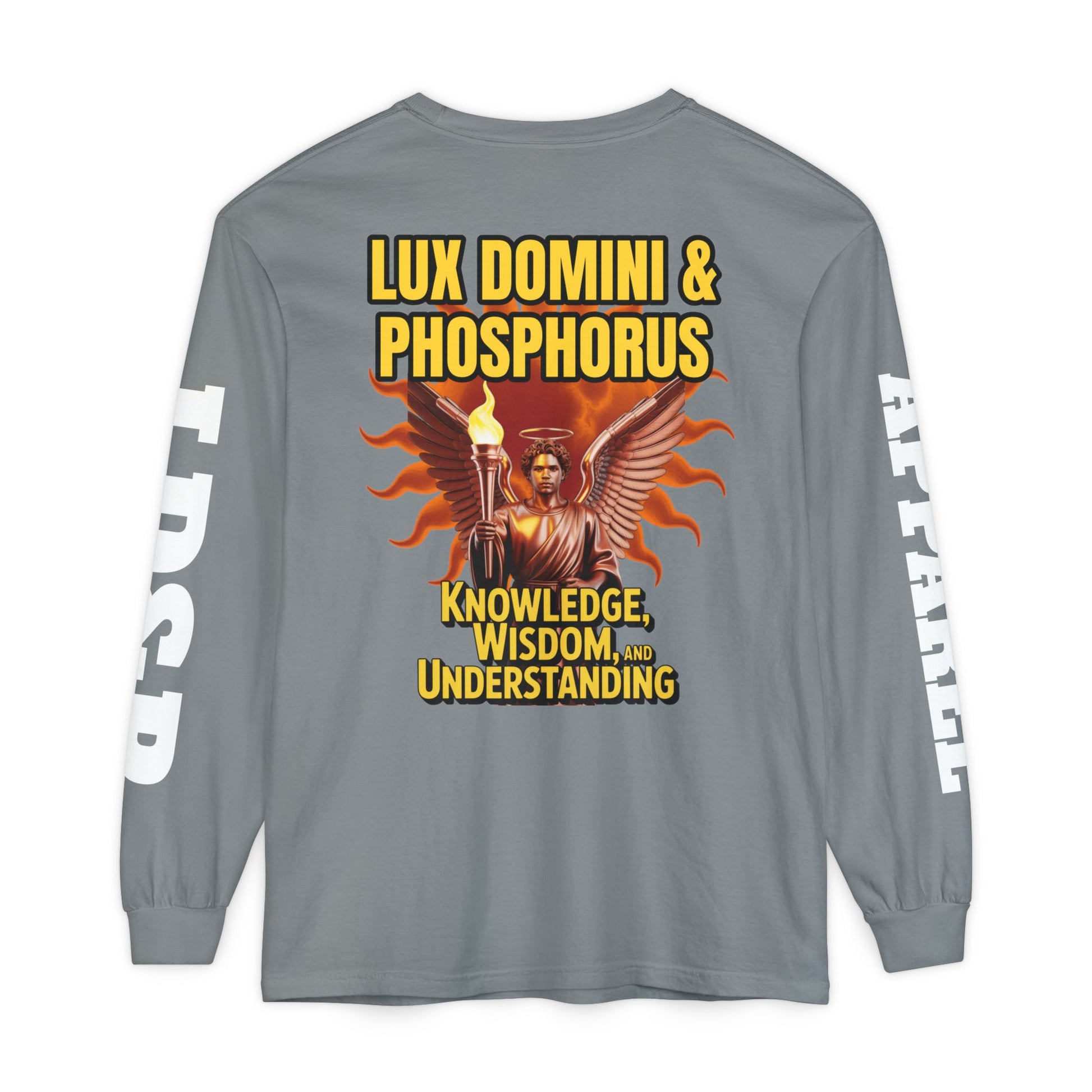 Long Sleeve T-Shirt LD&P Apparel Knowledge Wisdom Understanding Design