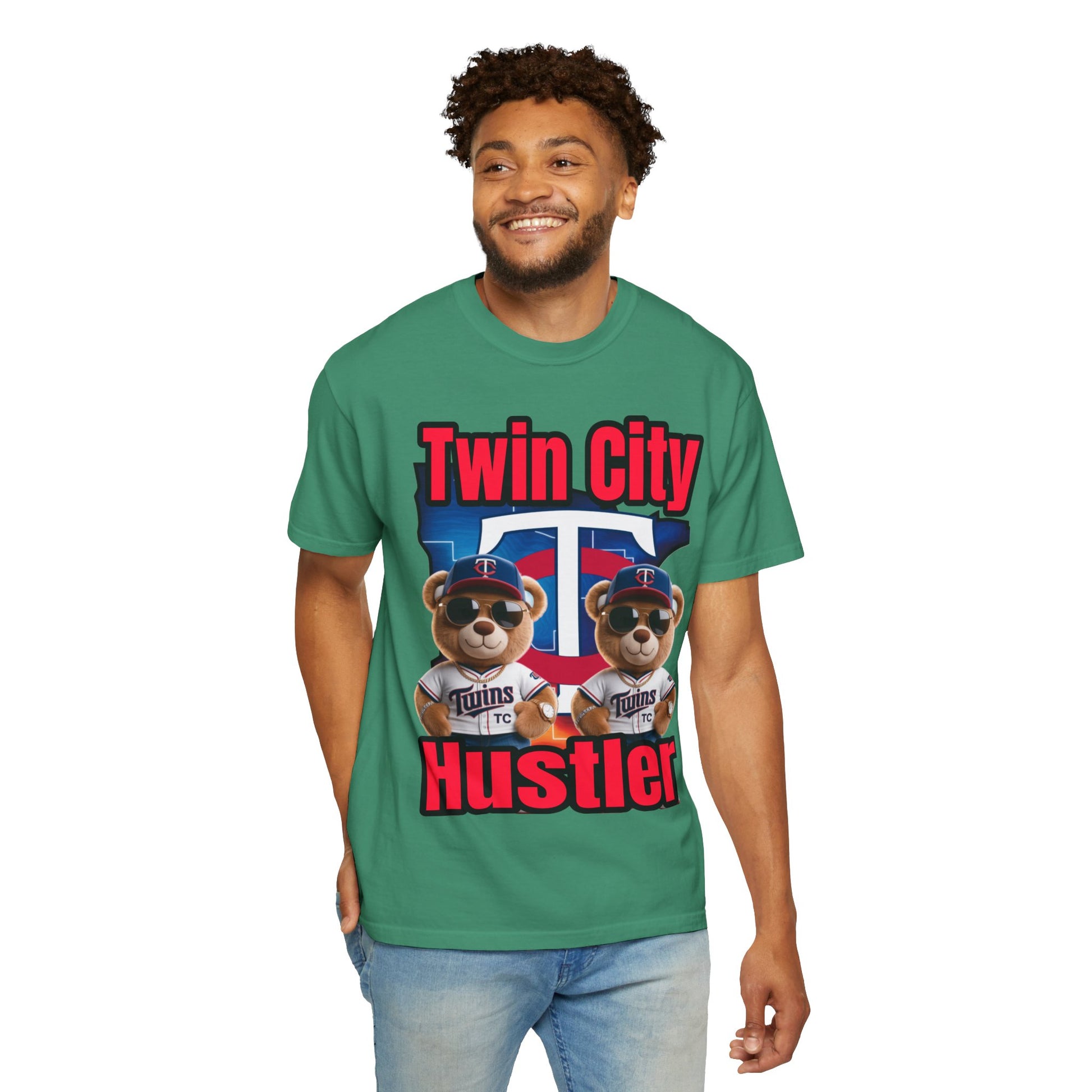 Hustler Garment-Dyed T-shirt - Twin City LD&P Apparel Design