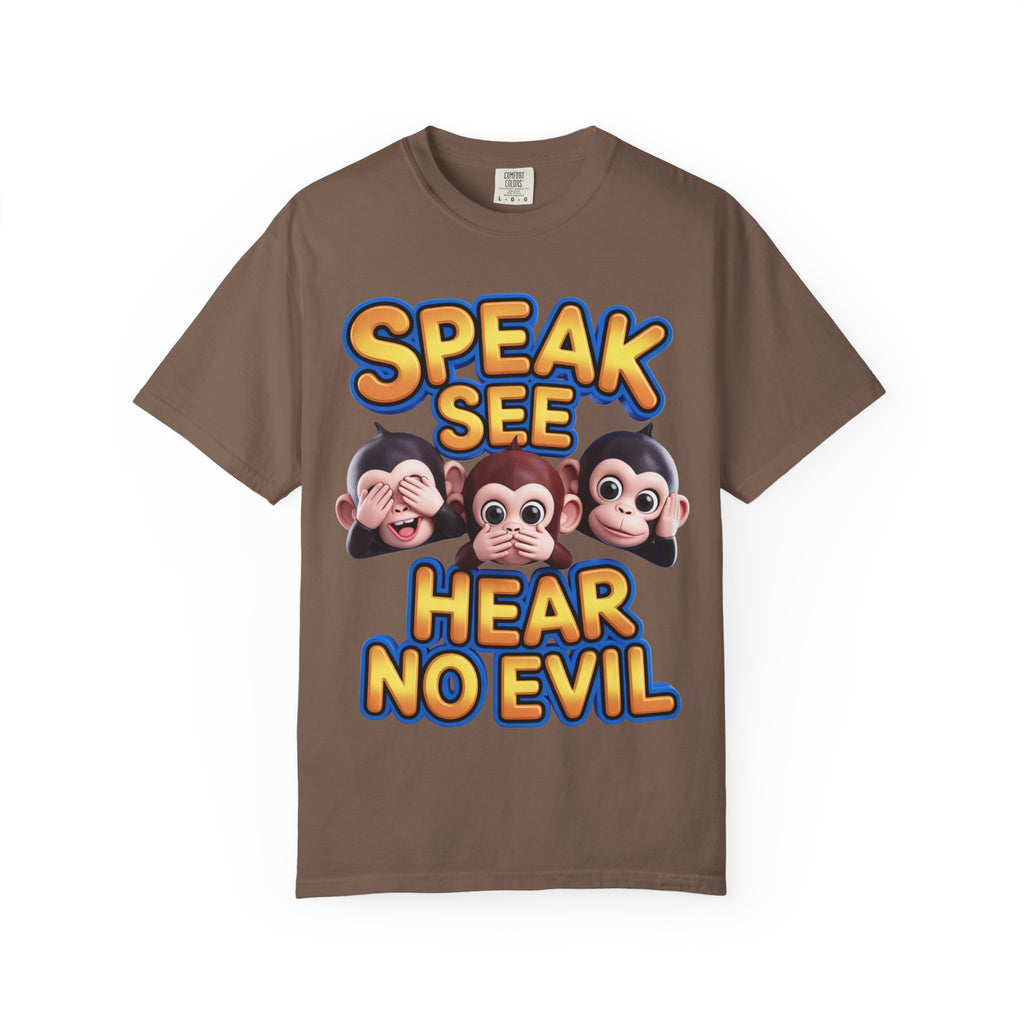 Graphic T-Shirt Speak See Hear No Evil