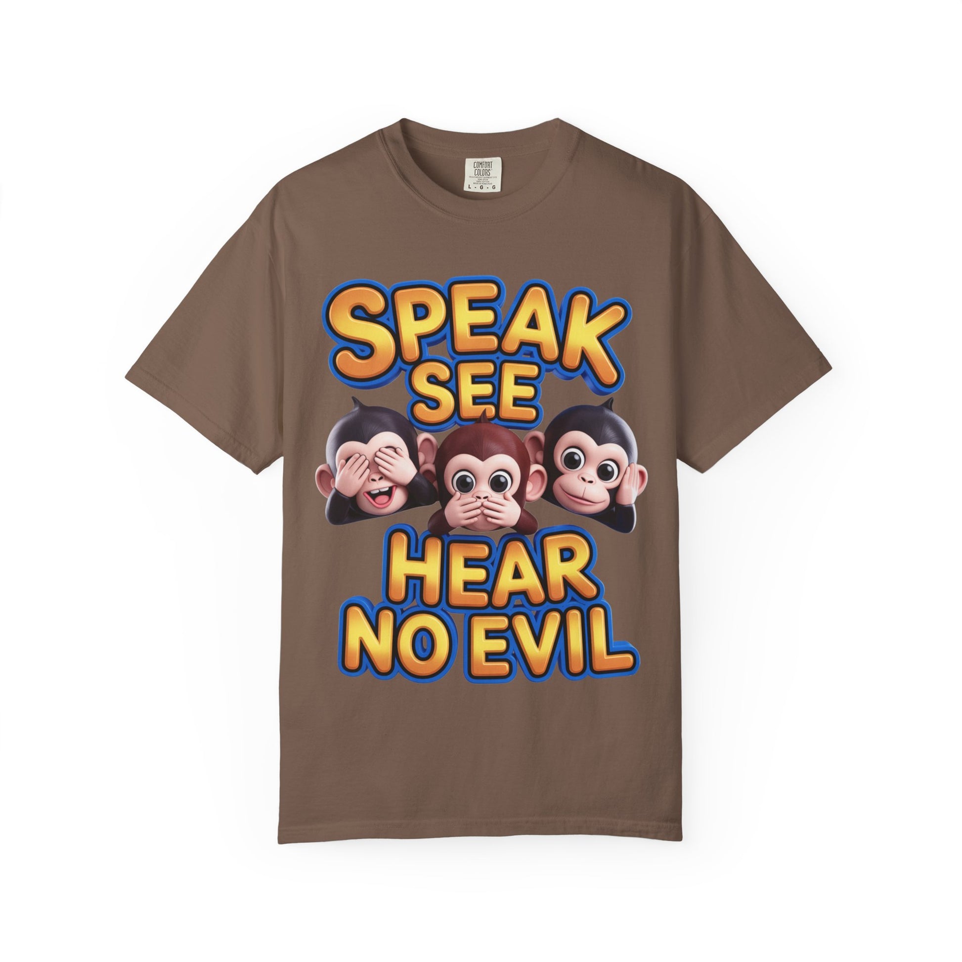 Graphic T-Shirt Speak See Hear No Evil