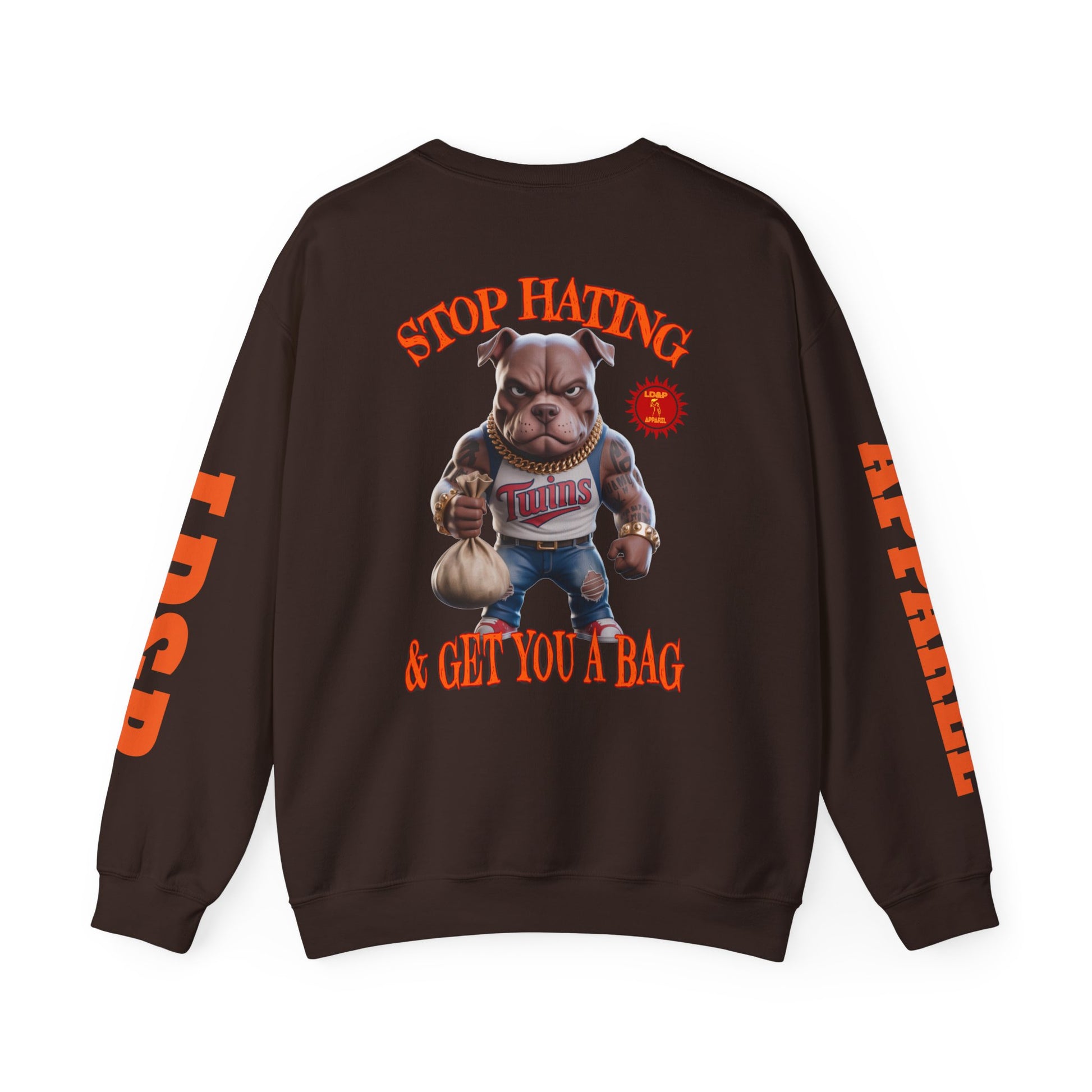 Unisex Sweatshirt Stop Hating LD&P Apparel Design