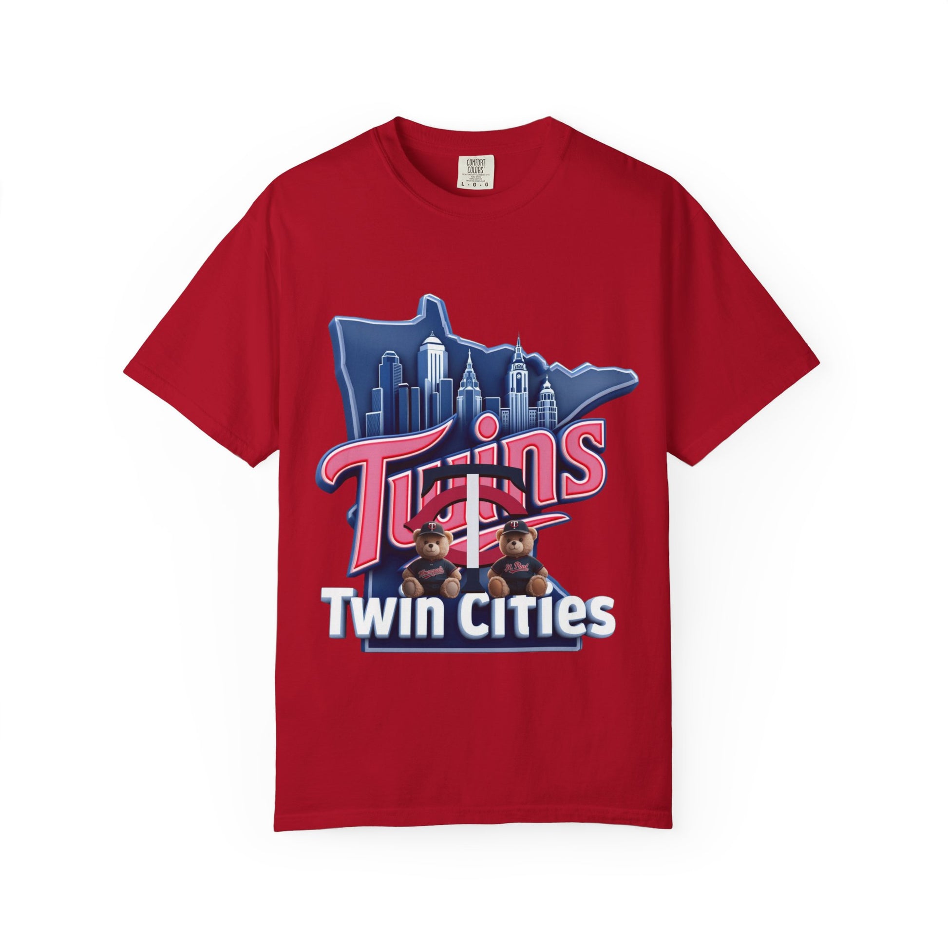 Twin City Unisex T-Shirt, Sporty Tee for Fans, Garment-Dyed Shirt, Perfect for Game Day, Show Your Team Spirit!