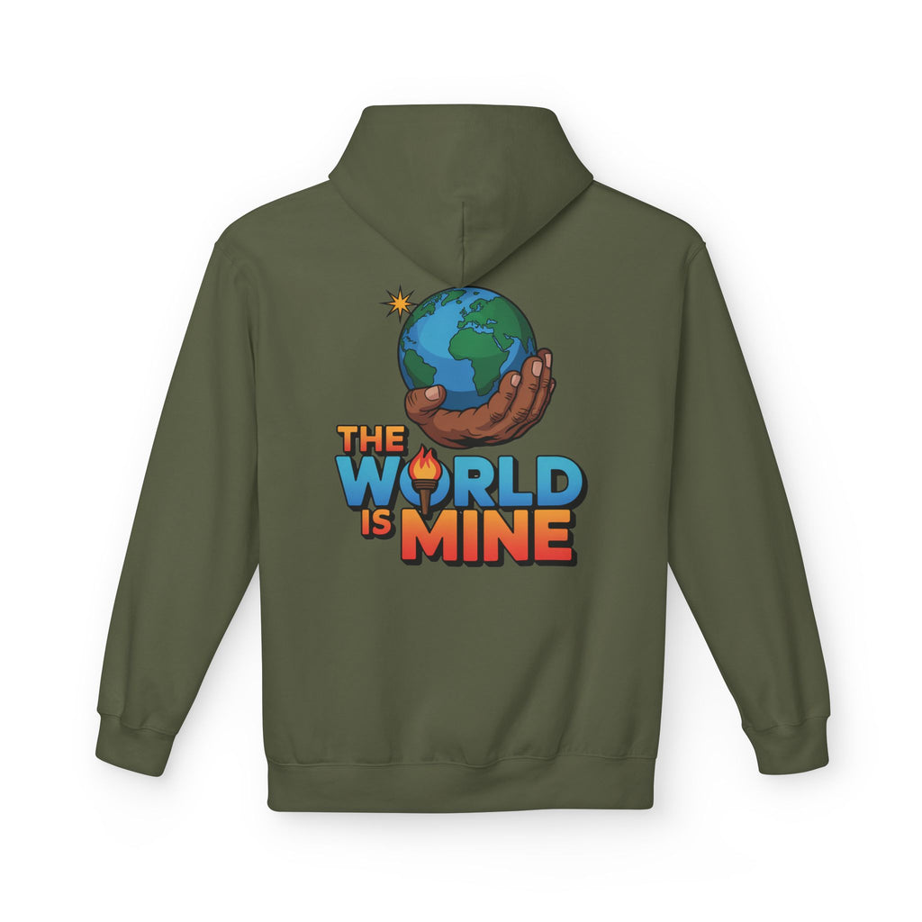 Hoodie Lux Domini and Phosphorus Design The World is Mine