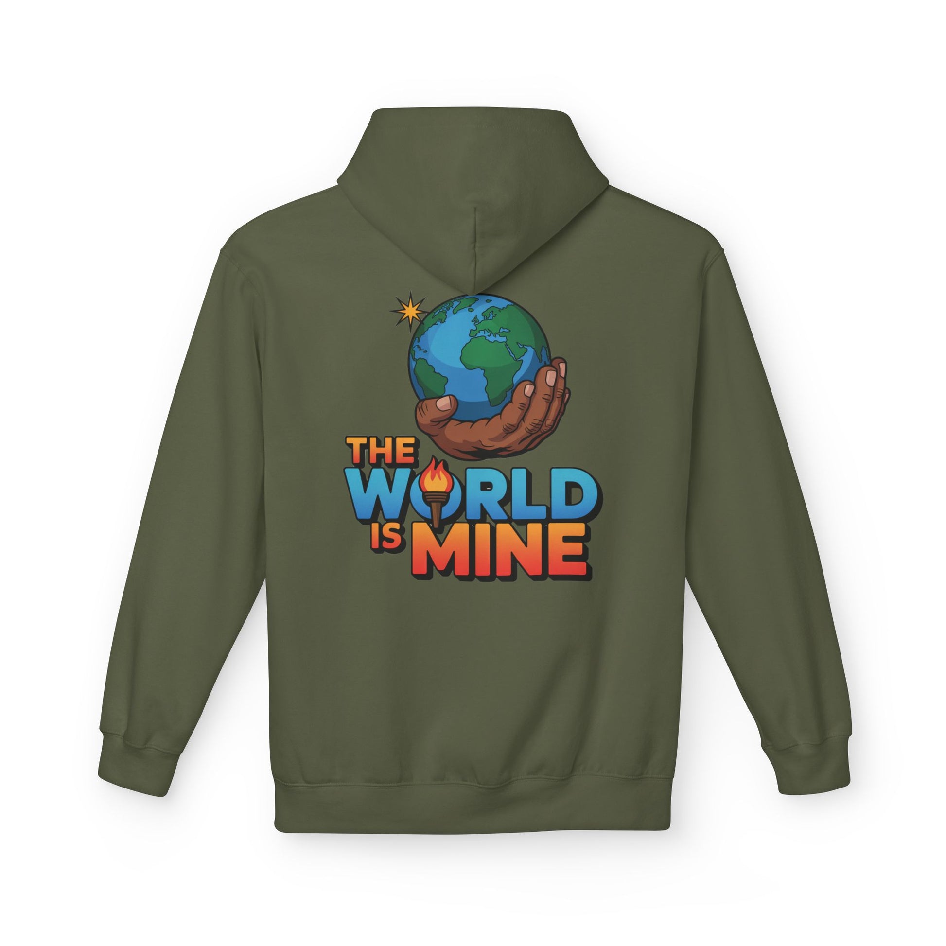 Hoodie Lux Domini and Phosphorus Design The World is Mine