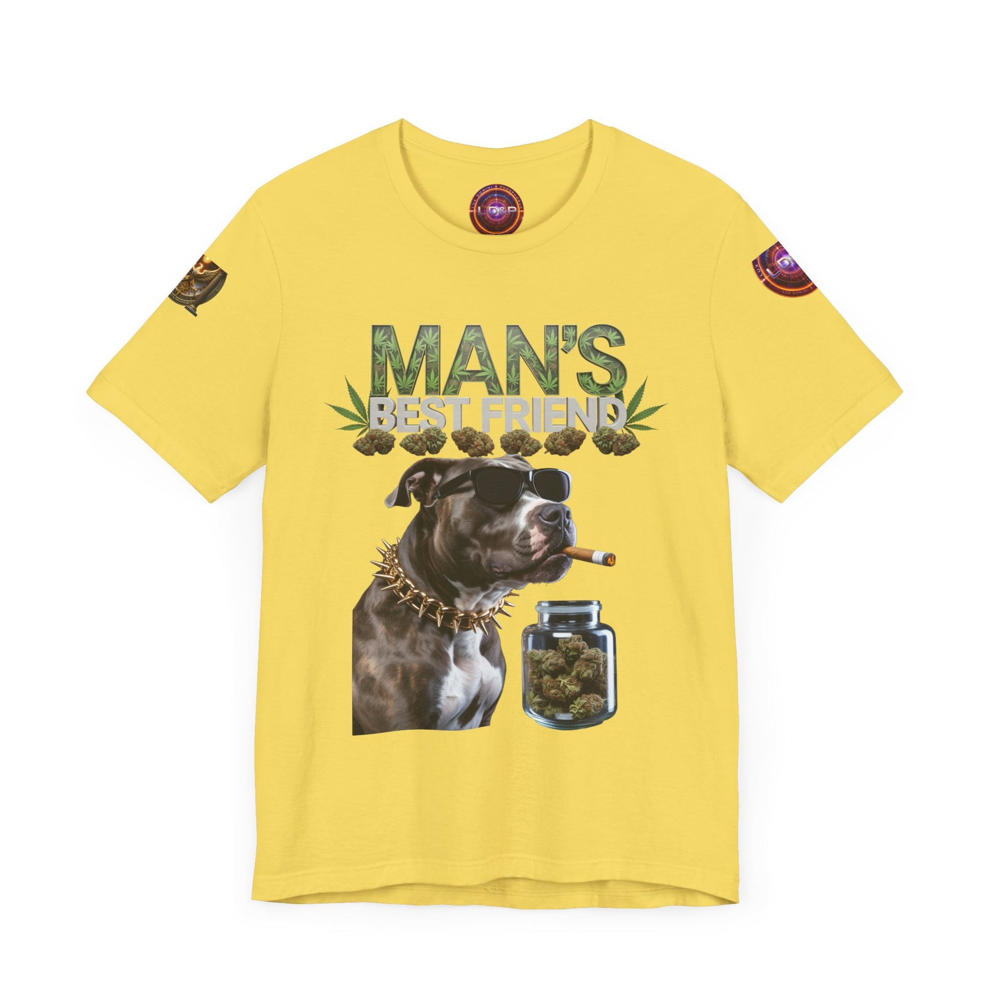Unisex Tee Man's Best Friend Weed Design Shirt