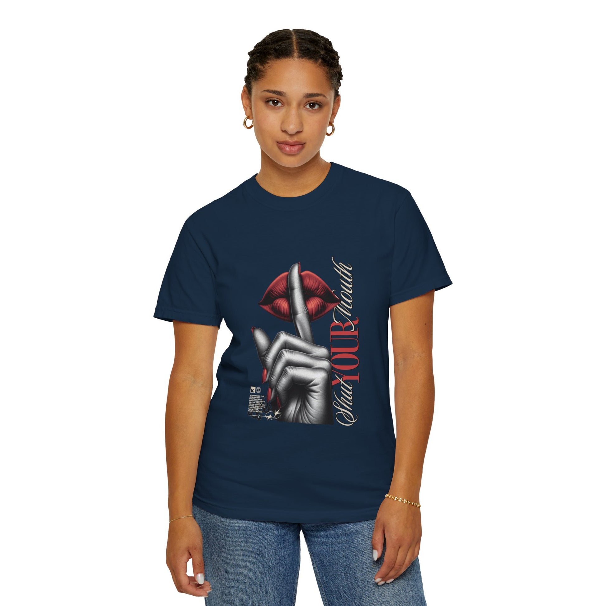 Dyed T-shirt - Big Moma Print