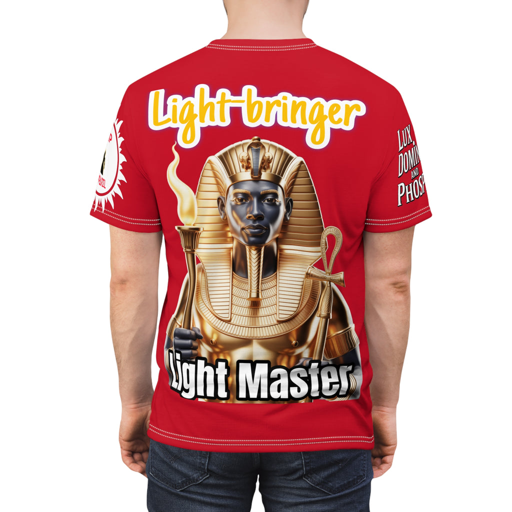 Light Master Tee - Lux Domini and Phosphorus LD&P Apparel Design Red