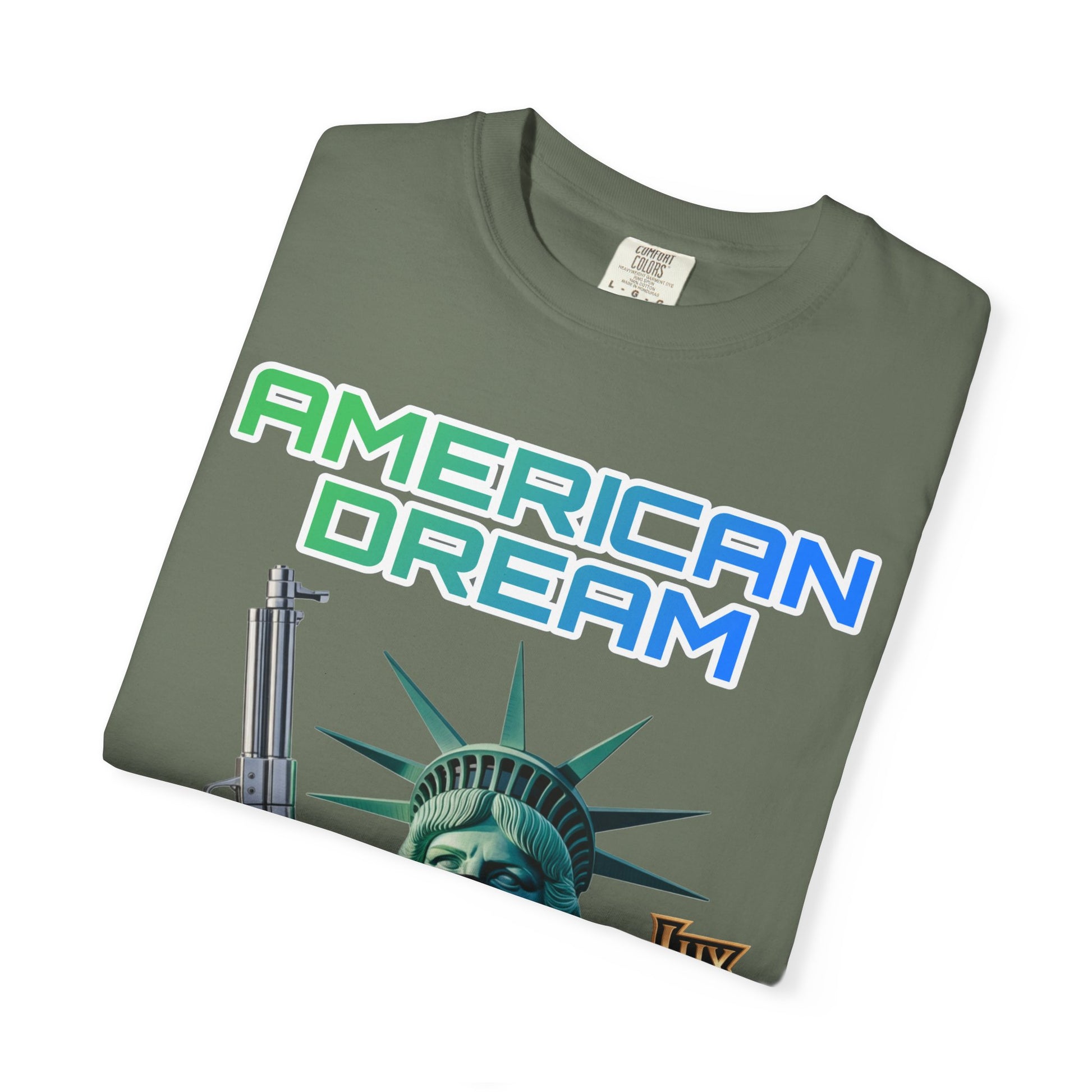 T-shirt American Dream or Nightmare Unisex Garment-Dyed