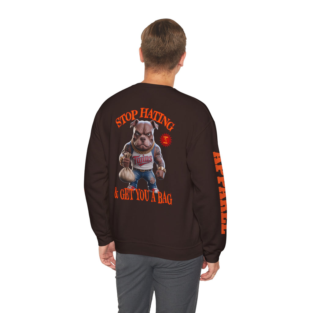 Unisex Sweatshirt Stop Hating LD&P Apparel Design