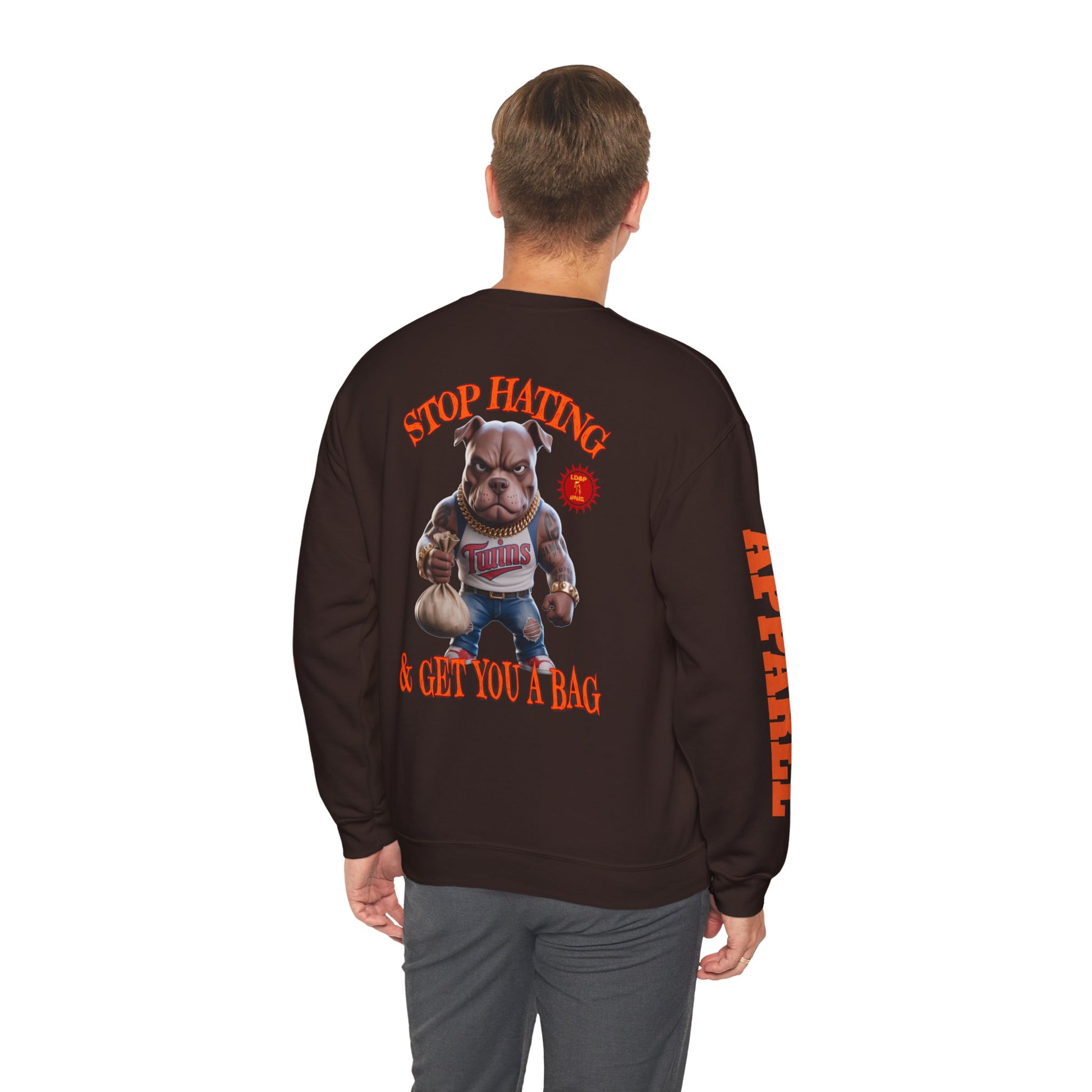 Unisex Sweatshirt Stop Hating LD&P Apparel Design