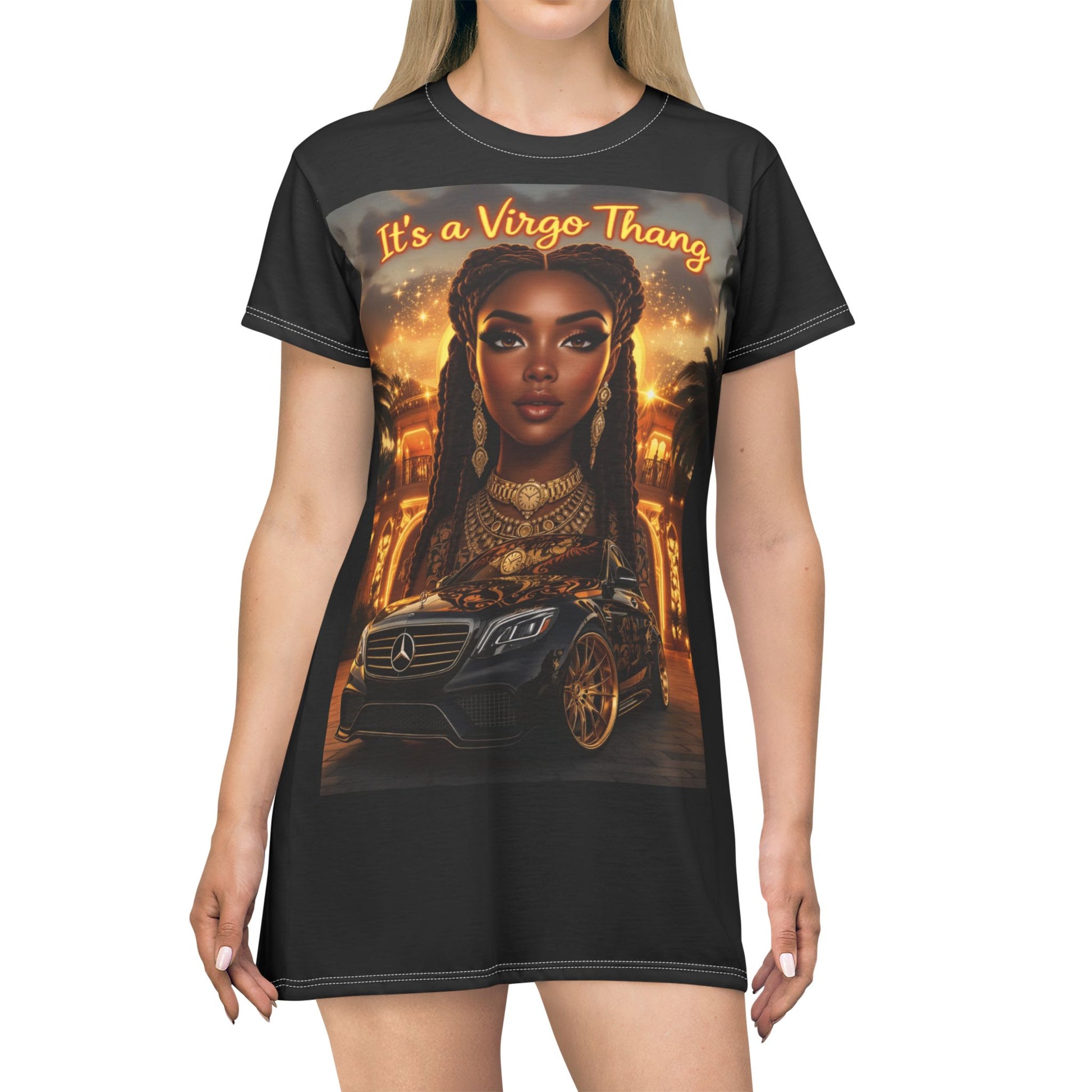 Virgo T-Shirt Dress - Its a Virgo Thang