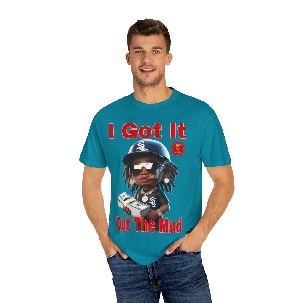 T-Shirt Out The Mud Hustler - Unisex Garment-Dyed