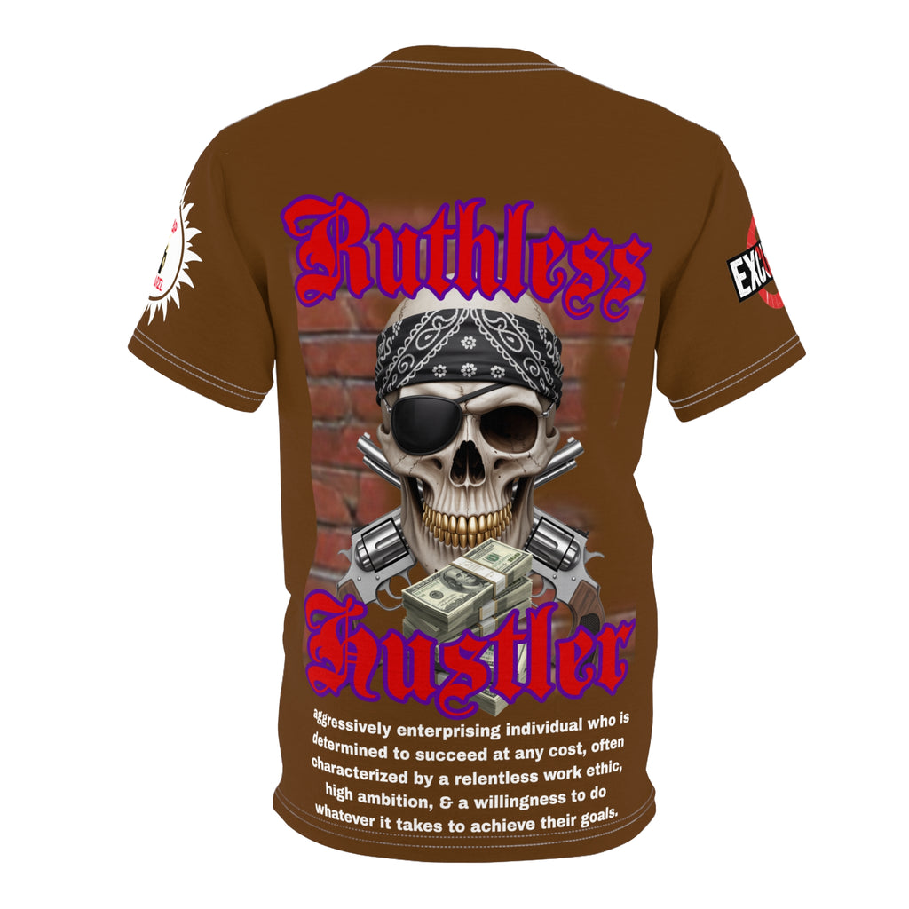 Ruthless Hustler Tee LD&P APPAREL Brown