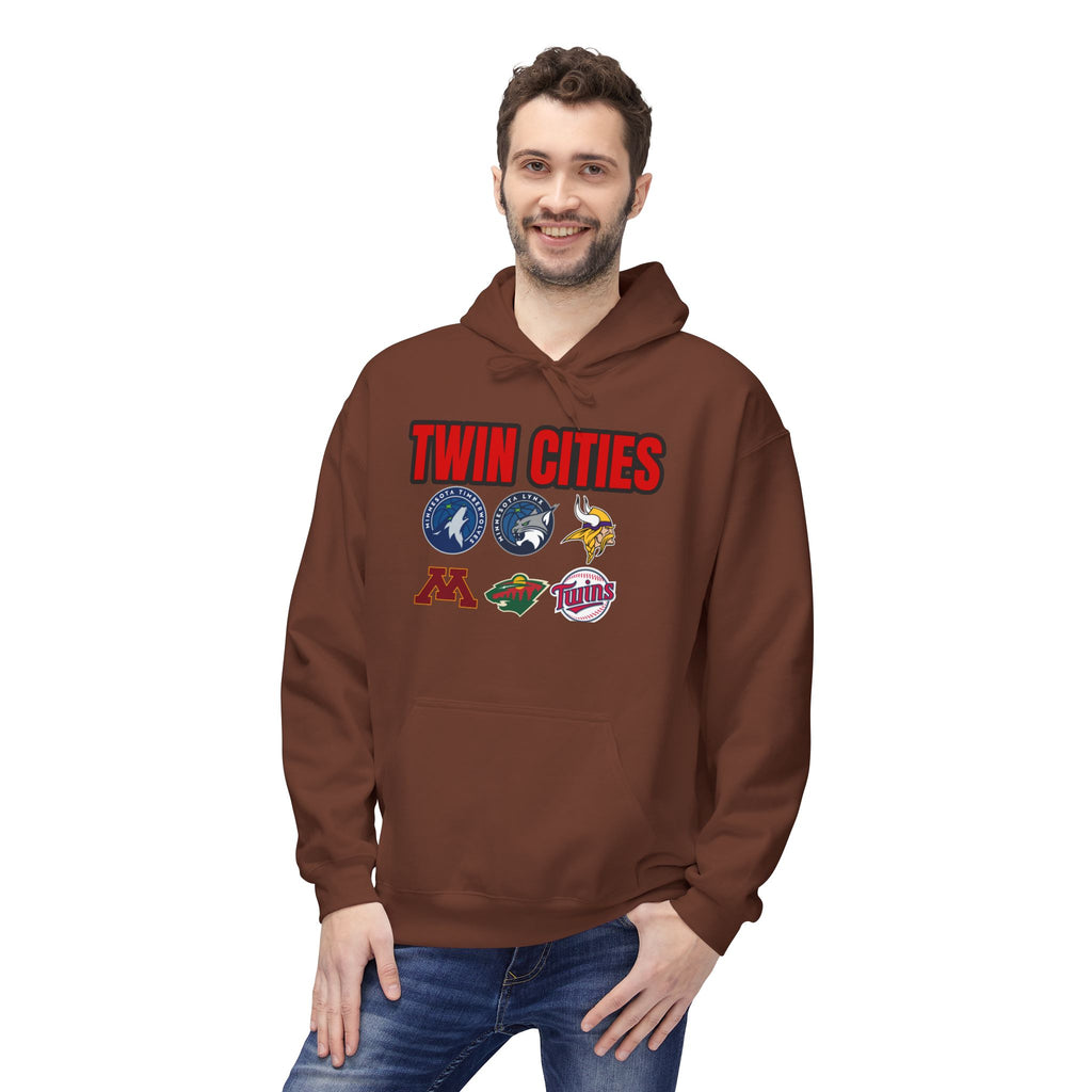 Fleece Hoodie Twin Cities Minneapolis St Paul Design