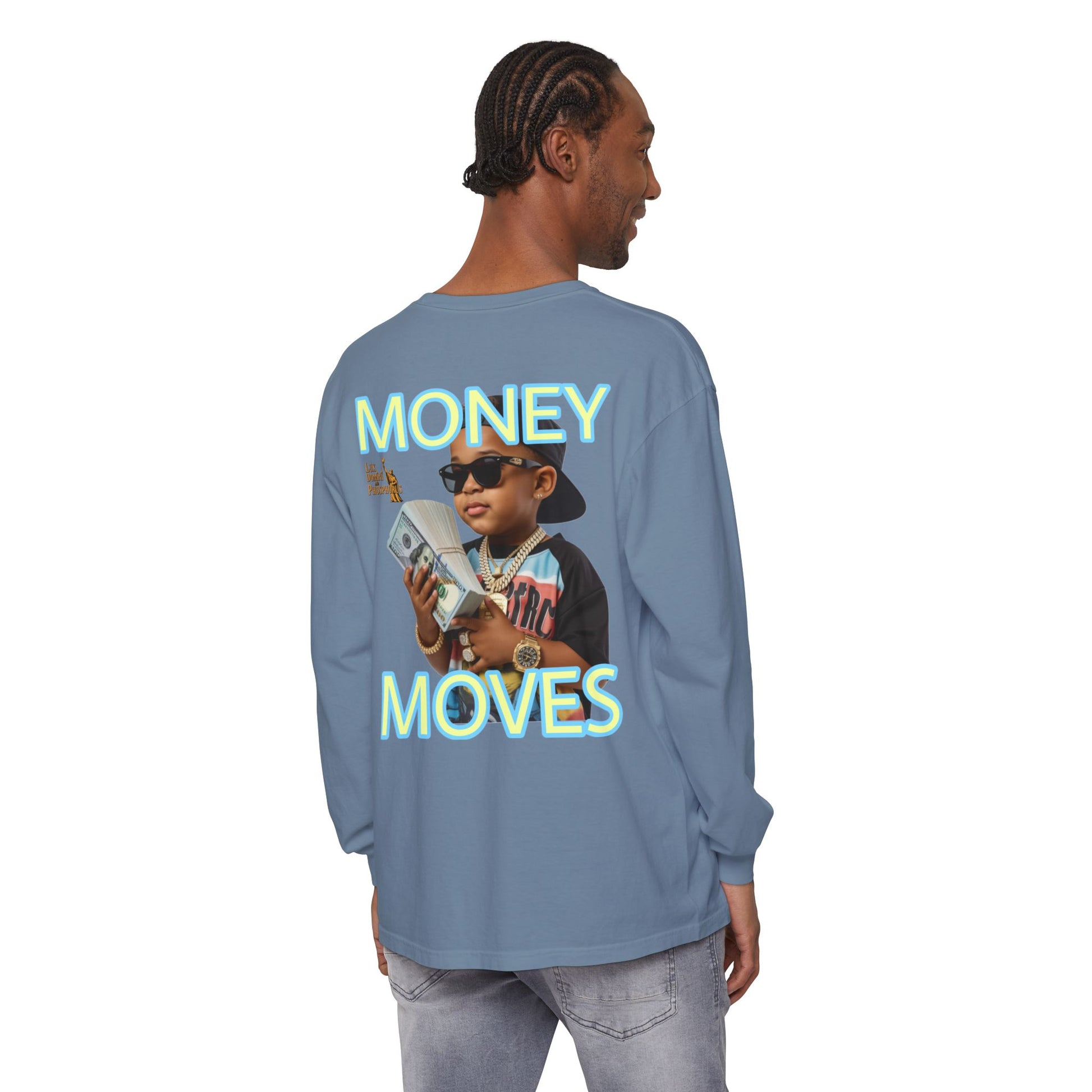Long Sleeve T-Shirt - Money Moves LD&P APPAREL