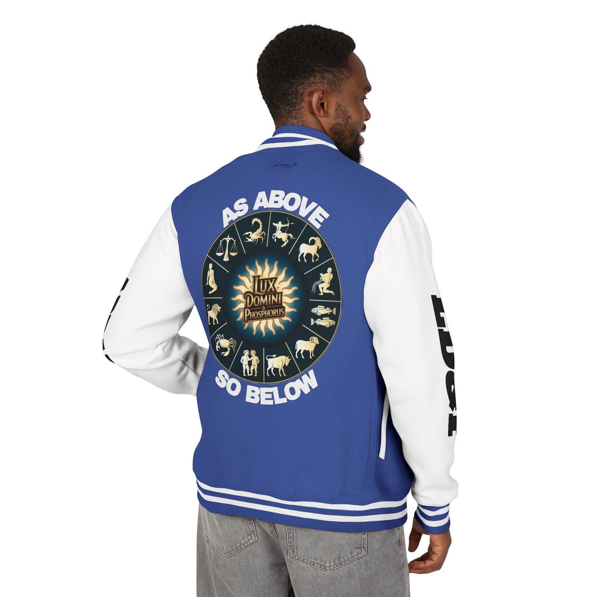Letterman Jacket - As above so below LD&P APPAREL Design