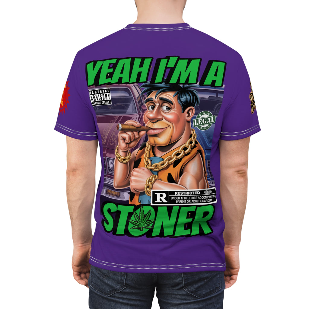 Yeah I'm a Stoner T-Shirt LD&P APPAREL Purple