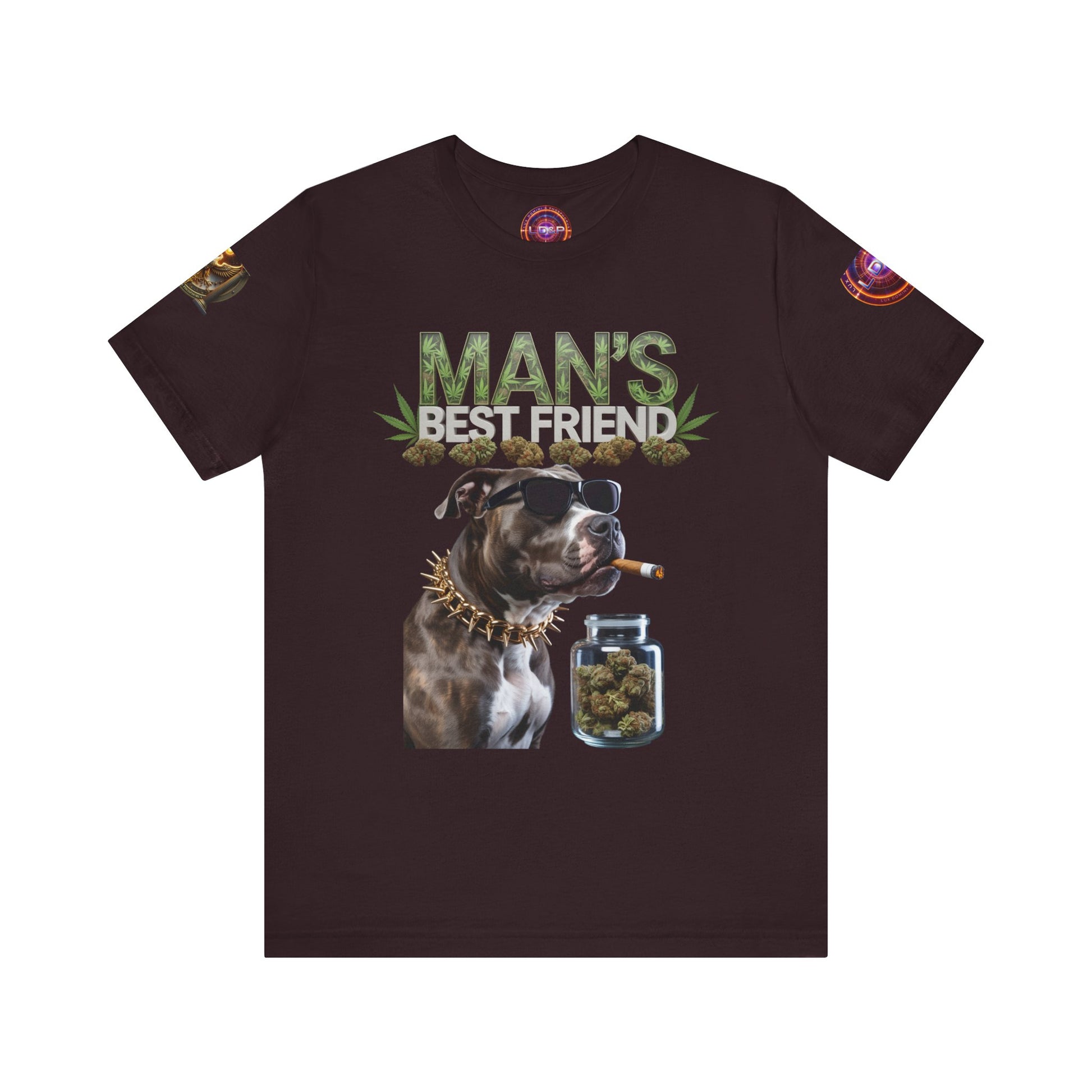 Unisex Tee Man's Best Friend Weed Design Shirt