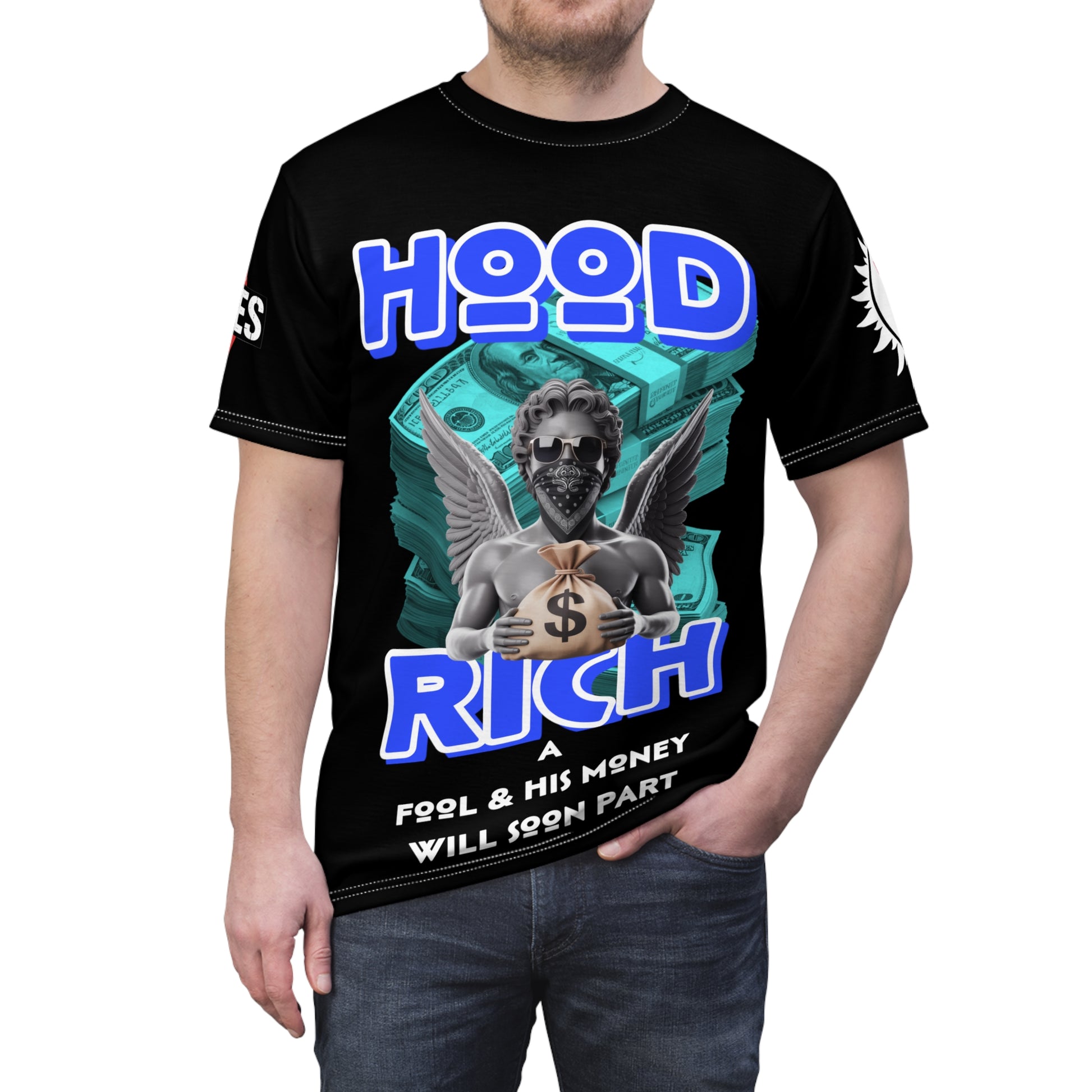 Hood Rich Graphic Tee LD&P APPAREL