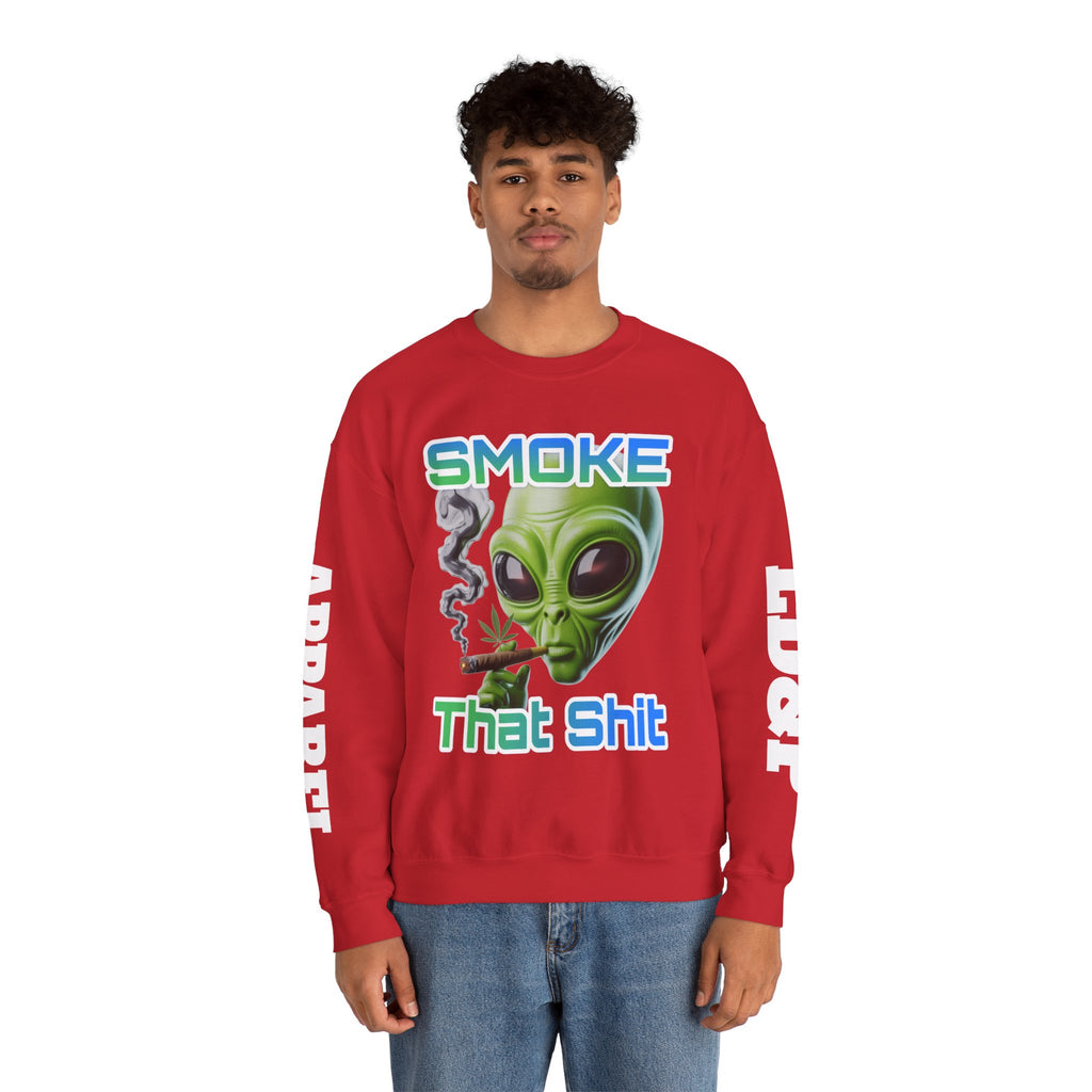 Crewneck Sweatshirt - Smoke That LD&P APPAREL Design