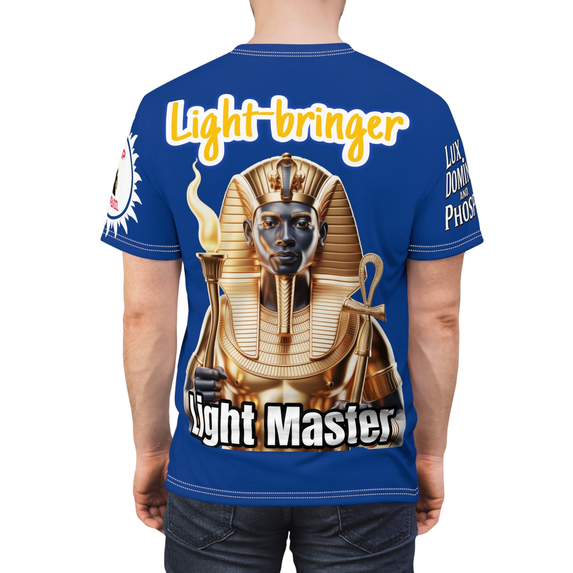 Light Master Tee - Lux Domini and Phosphorus LD&P Apparel Design Blue