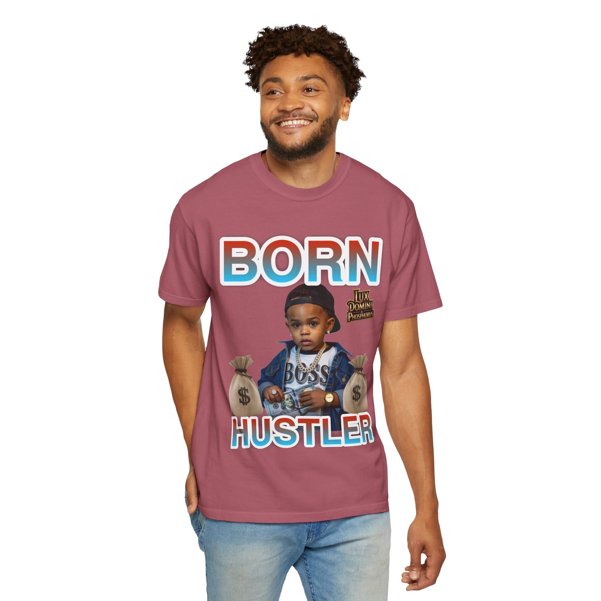 Garment-Dyed T-shirt BORN HUSTLER LD&P APPAREL