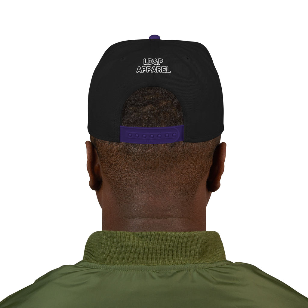 Embroidered Snapback Cap - LD&P Apparel Design
