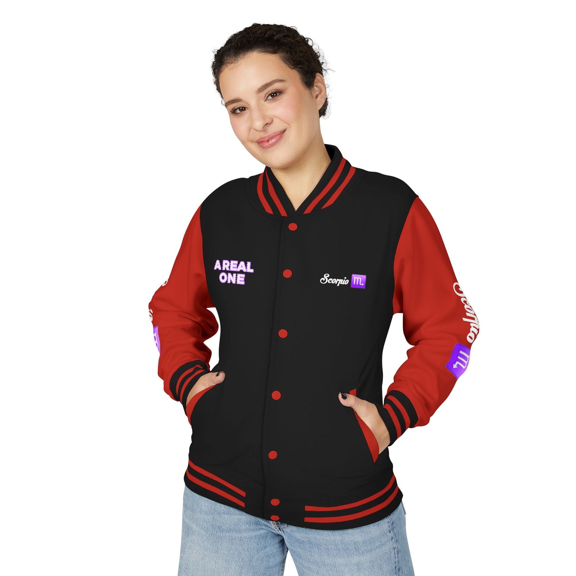 Letterman Jacket Scorpio Zodiac Design