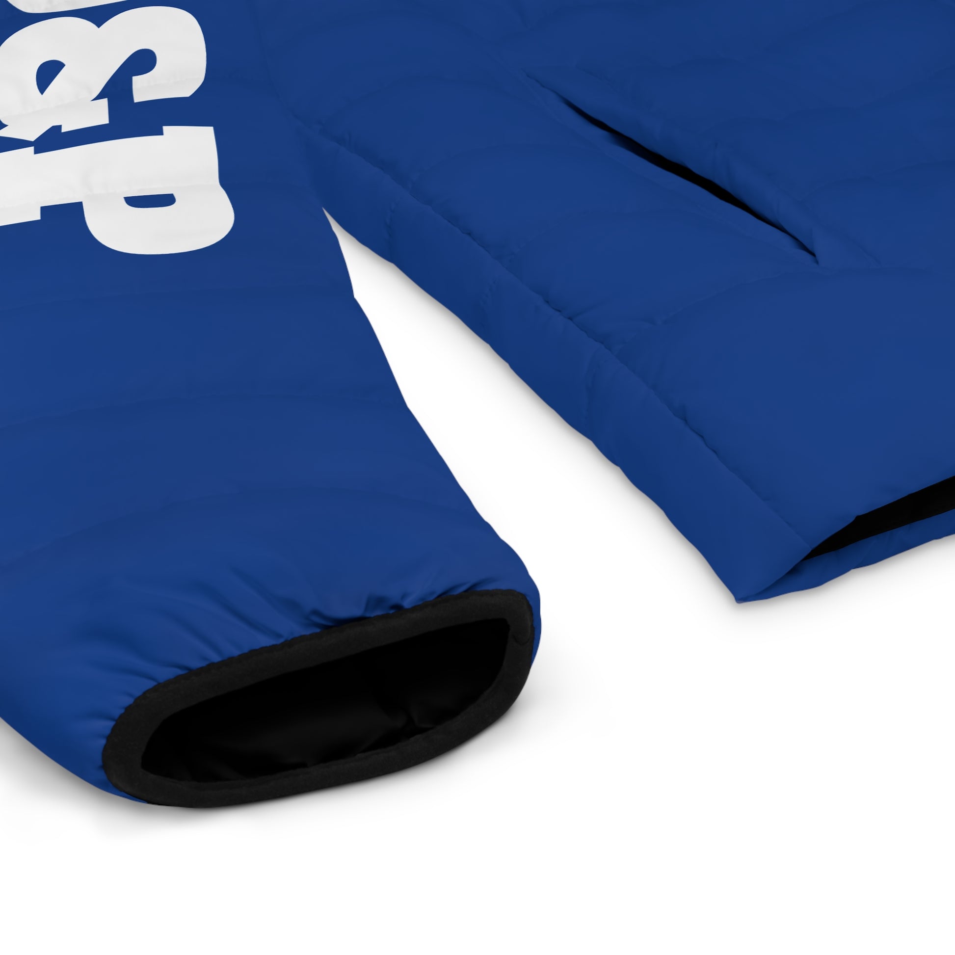 Puffer Jacket - No Time For Clown Shit LD&P Apparel Design Blue