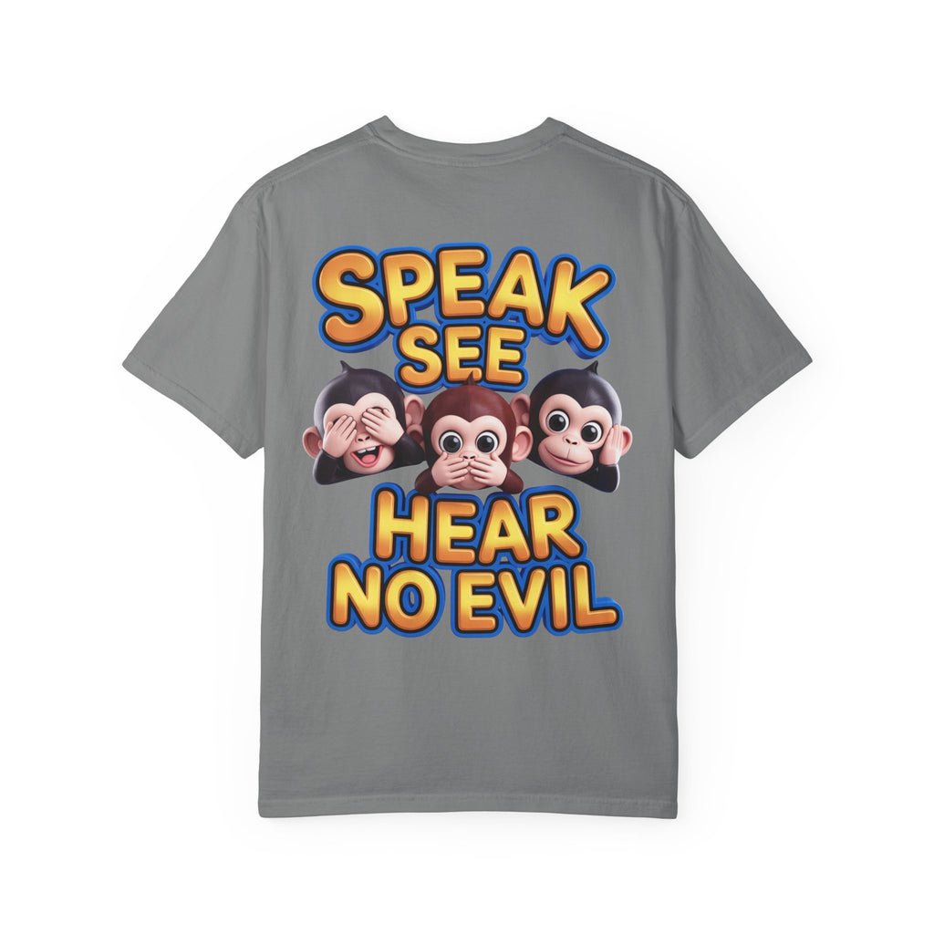 Graphic T-Shirt Speak See Hear No Evil