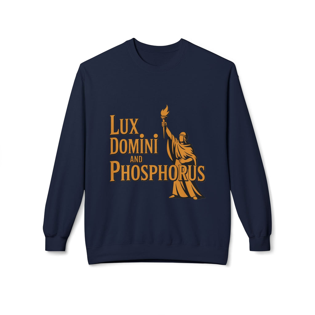 "Lux Domini and Phosphorus" crew-neck sweatshirt