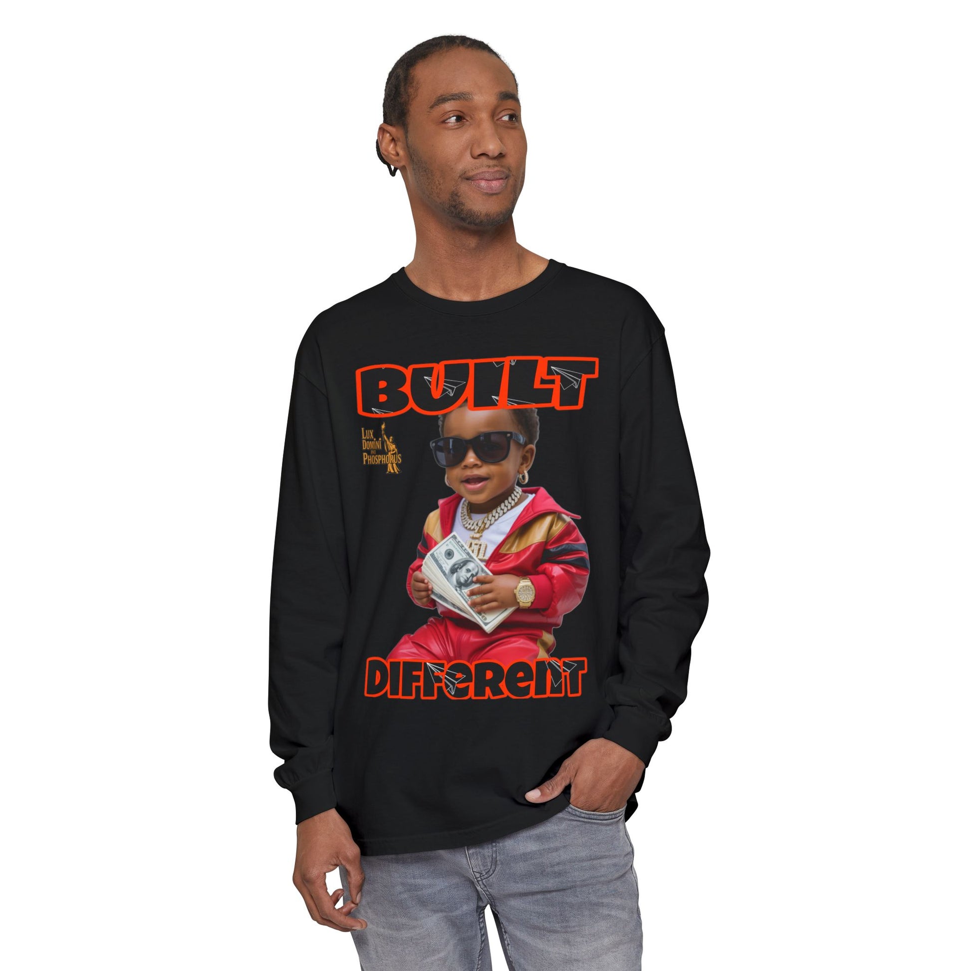 Long Sleeve T-Shirt - Built Different LD&P Apparel Design