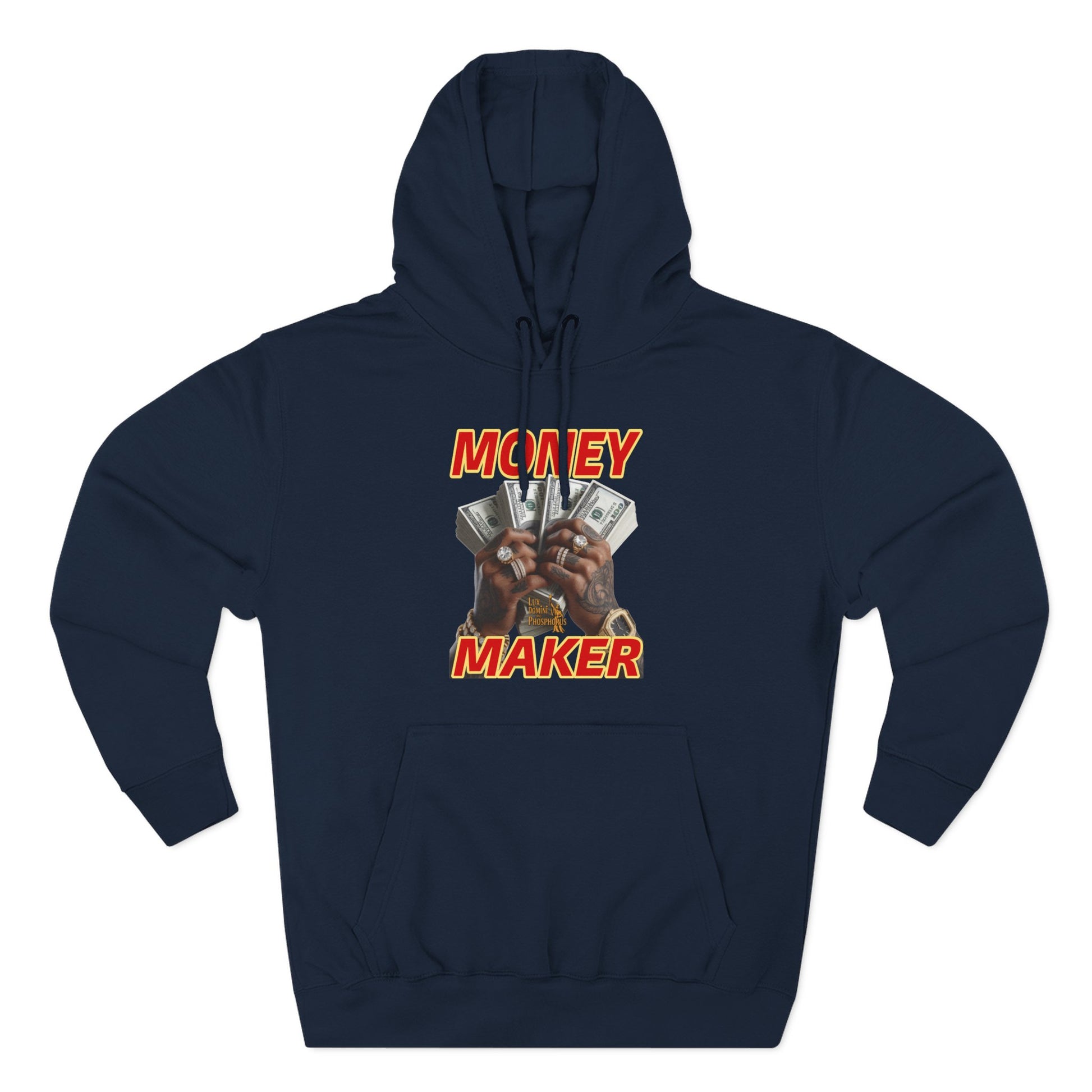 Fleece Hoodie - Money Maker Design