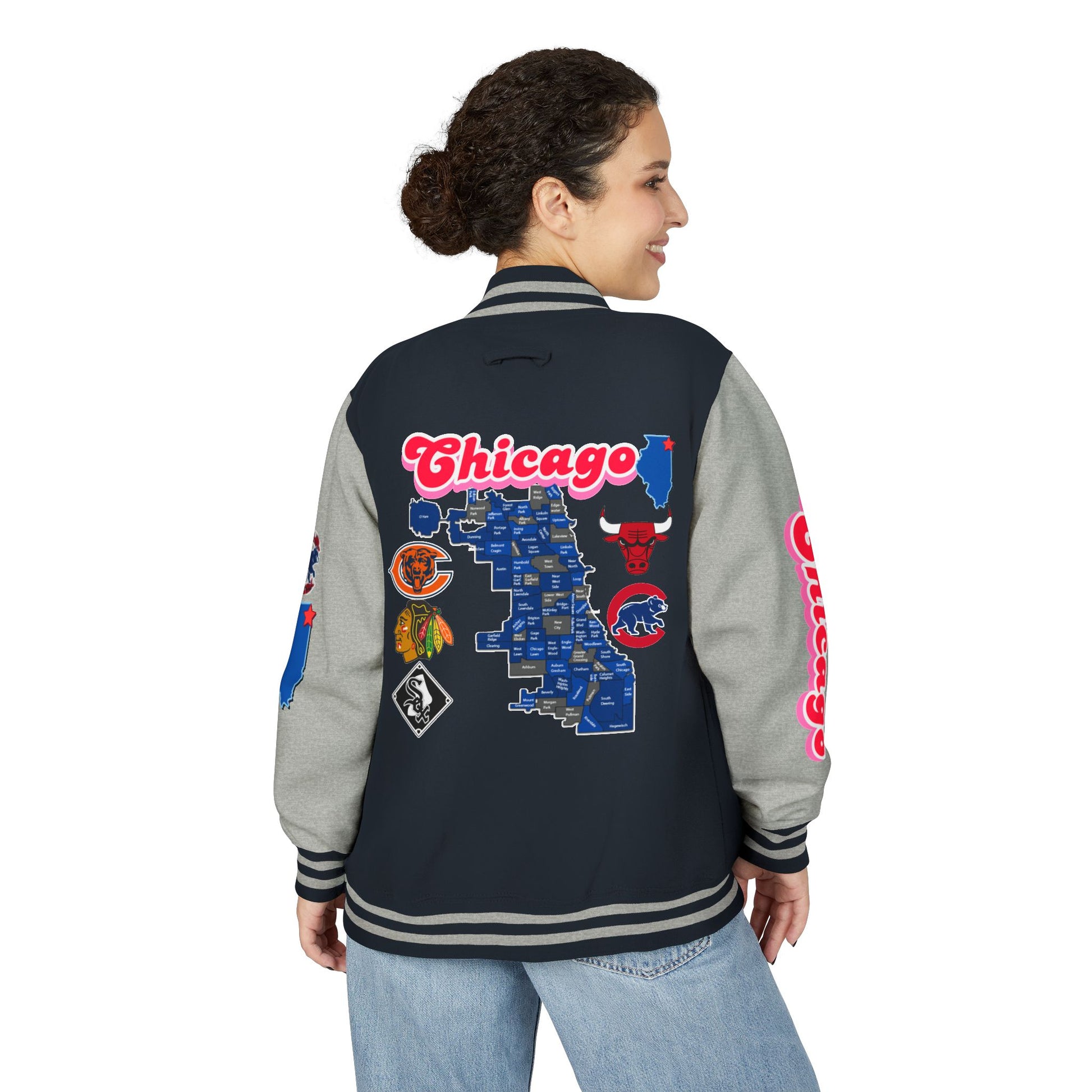 Letterman Jacket Chicago Design