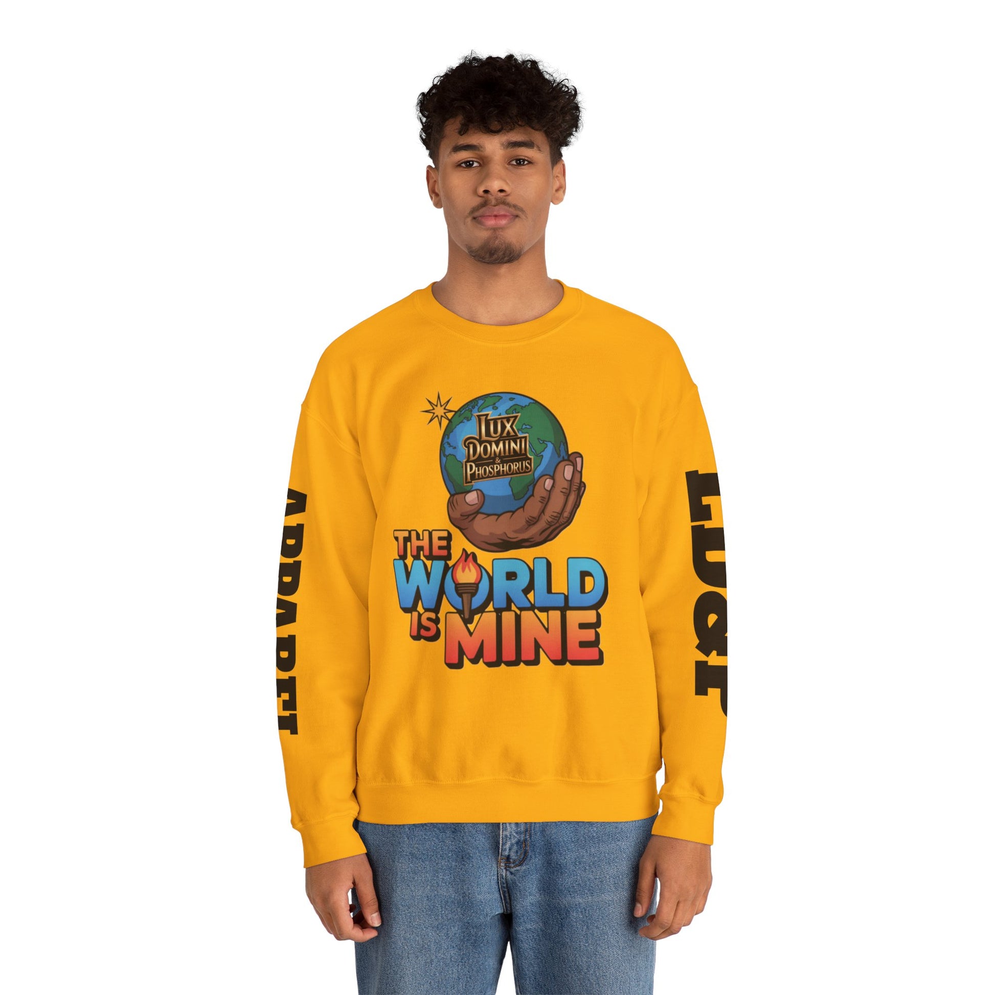 Graphic Sweatshirt - The World Is Mine LD&P APPAREL Design