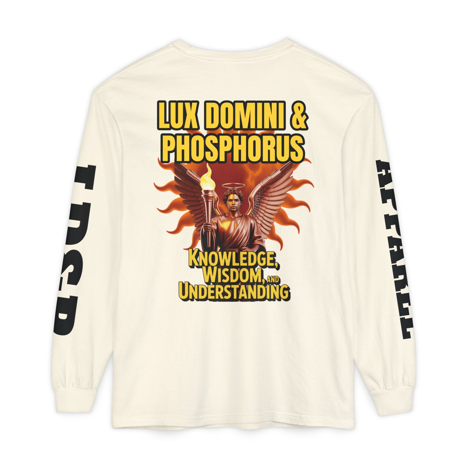 Long Sleeve T-Shirt LD&P Apparel Knowledge Wisdom Understanding Design