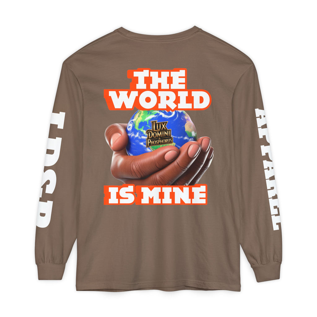 The World Is Mine Design Long Sleeve T-Shirt LD&P APPAREL DESIGN