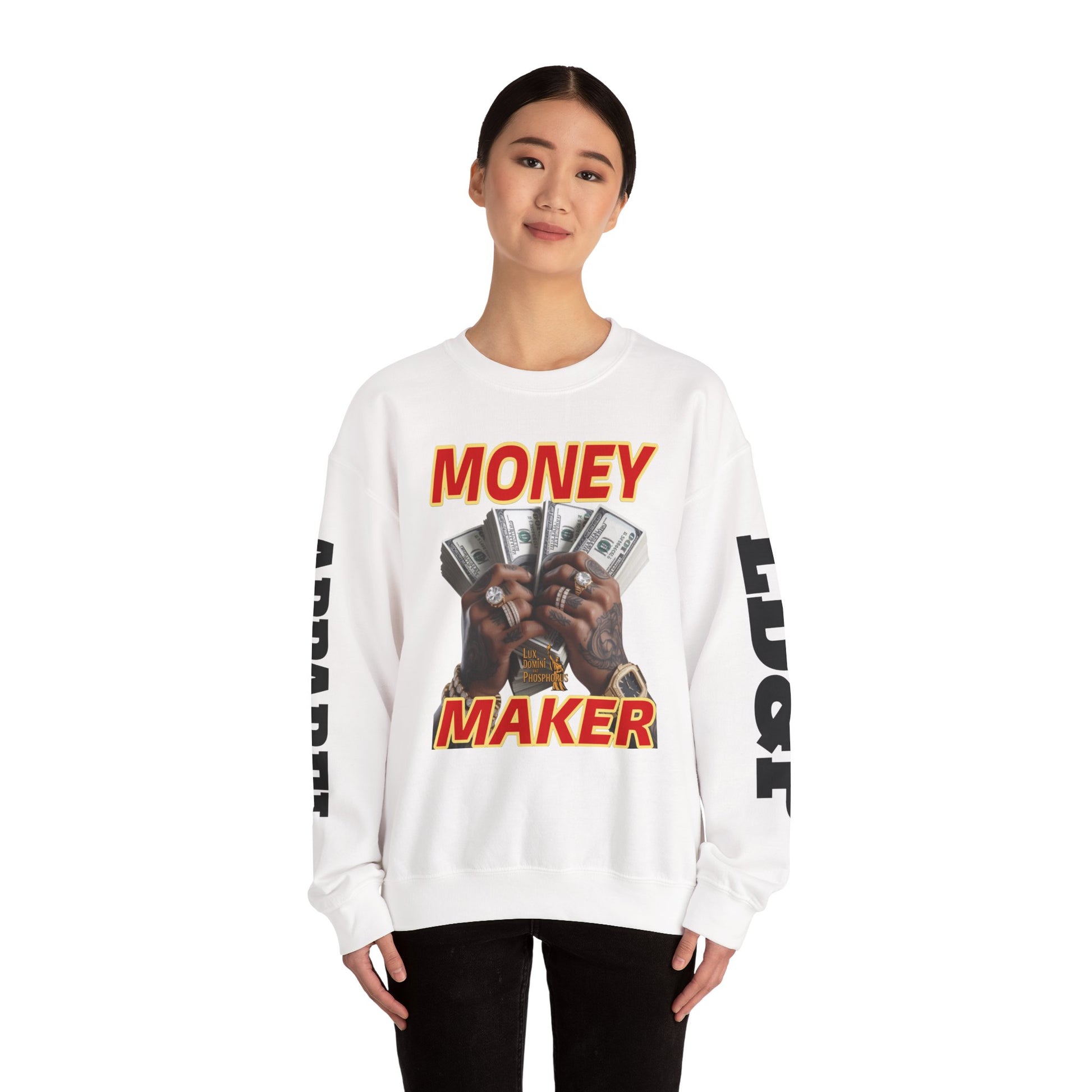 Money Maker Unisex Sweatshirt - LD&P APPAREL Design