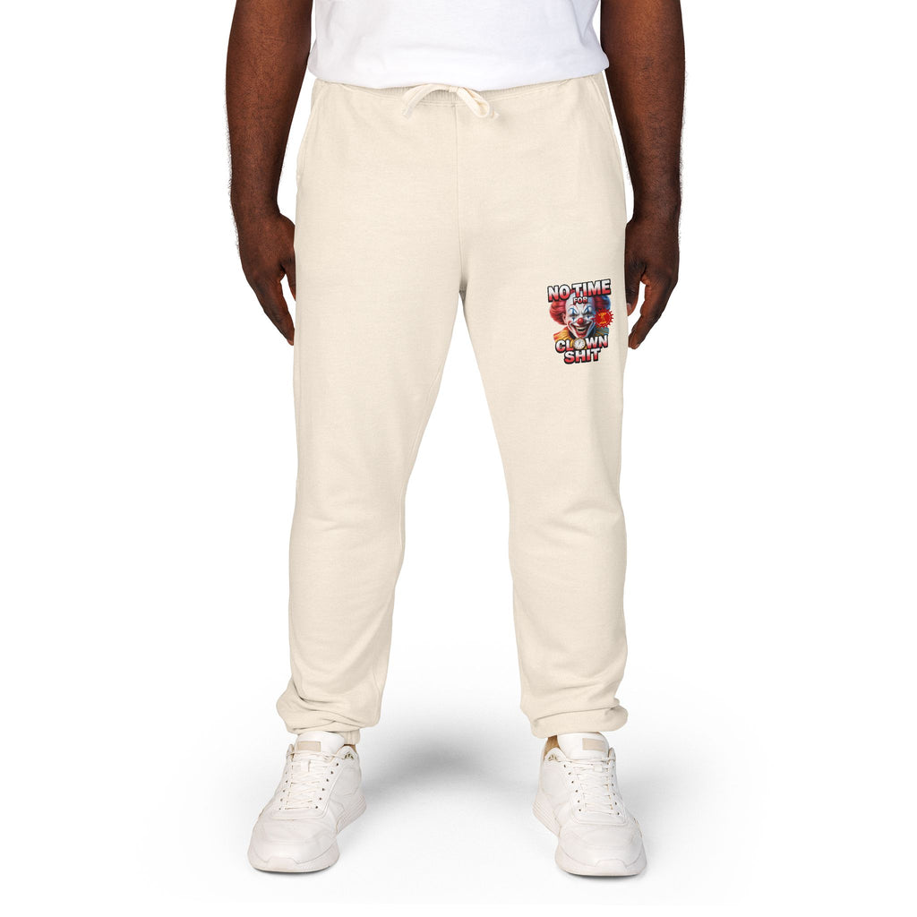 Graphic Sweatpants — 'No Time For Clown Shit Joggers