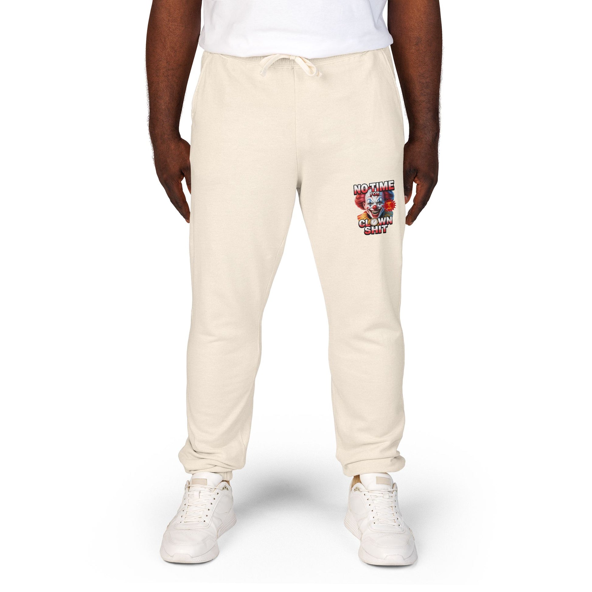 Graphic Sweatpants — 'No Time For Clown Shit Joggers
