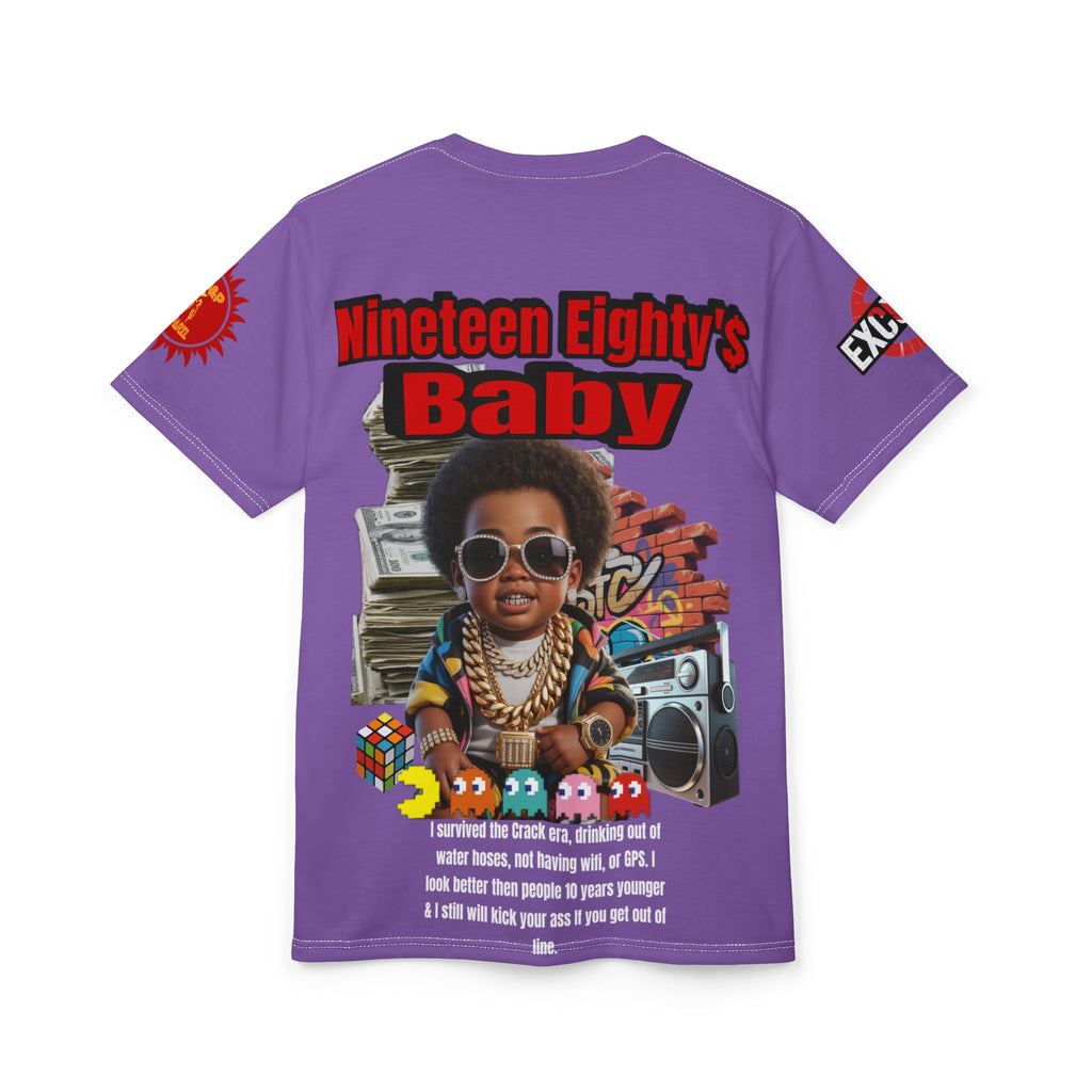 Nineteen Eighty's Baby Graphic Tee LD&P APPAREL Light Purple