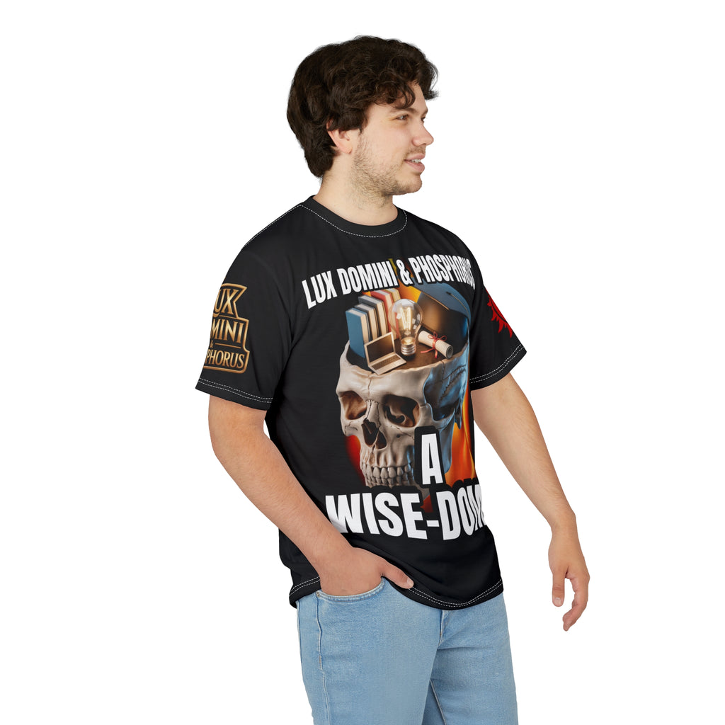 A Wise-Dome Graphic Tee — "Lux Domini & Phosphorus"
