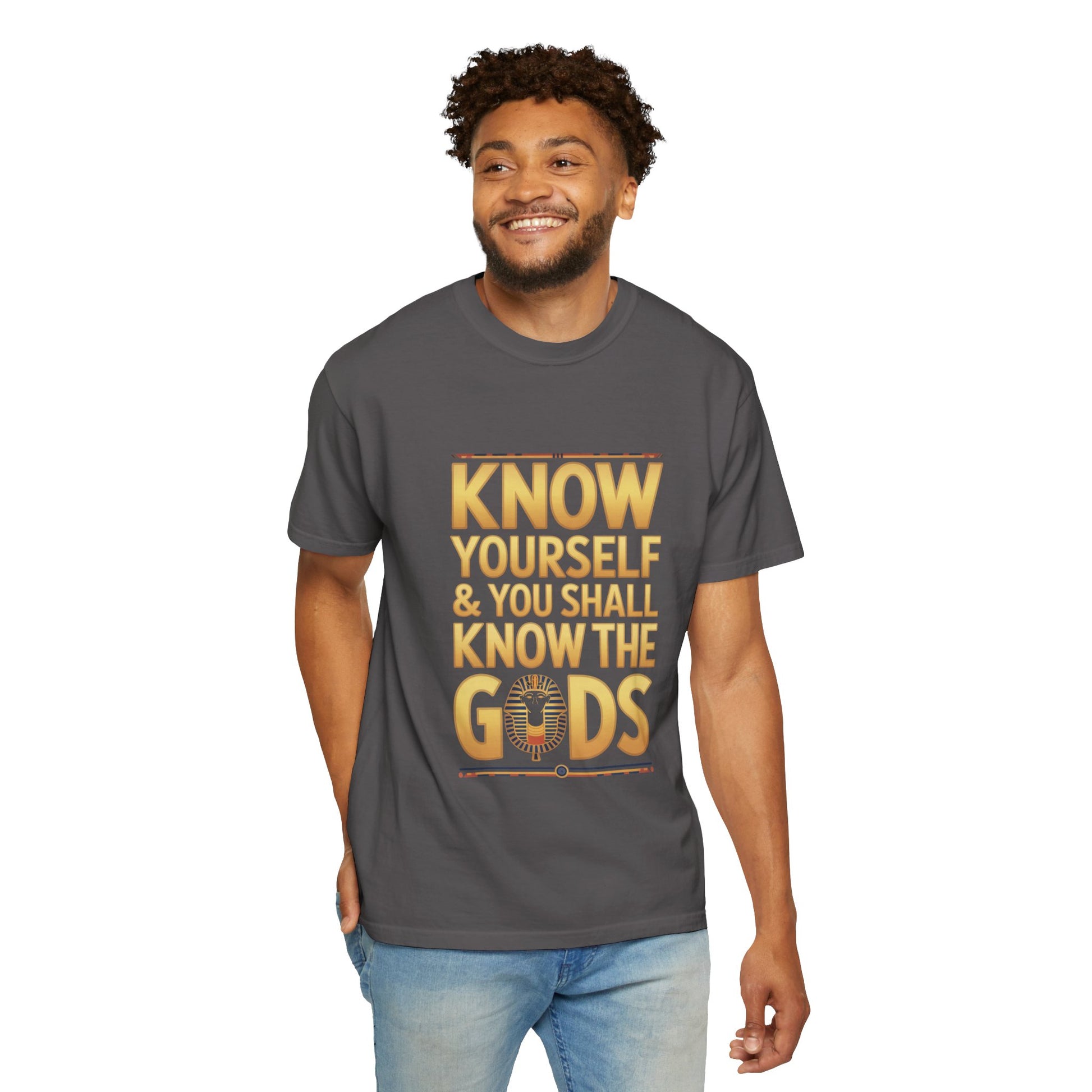 Garment-Dyed T-shirt - Know Yourself Design