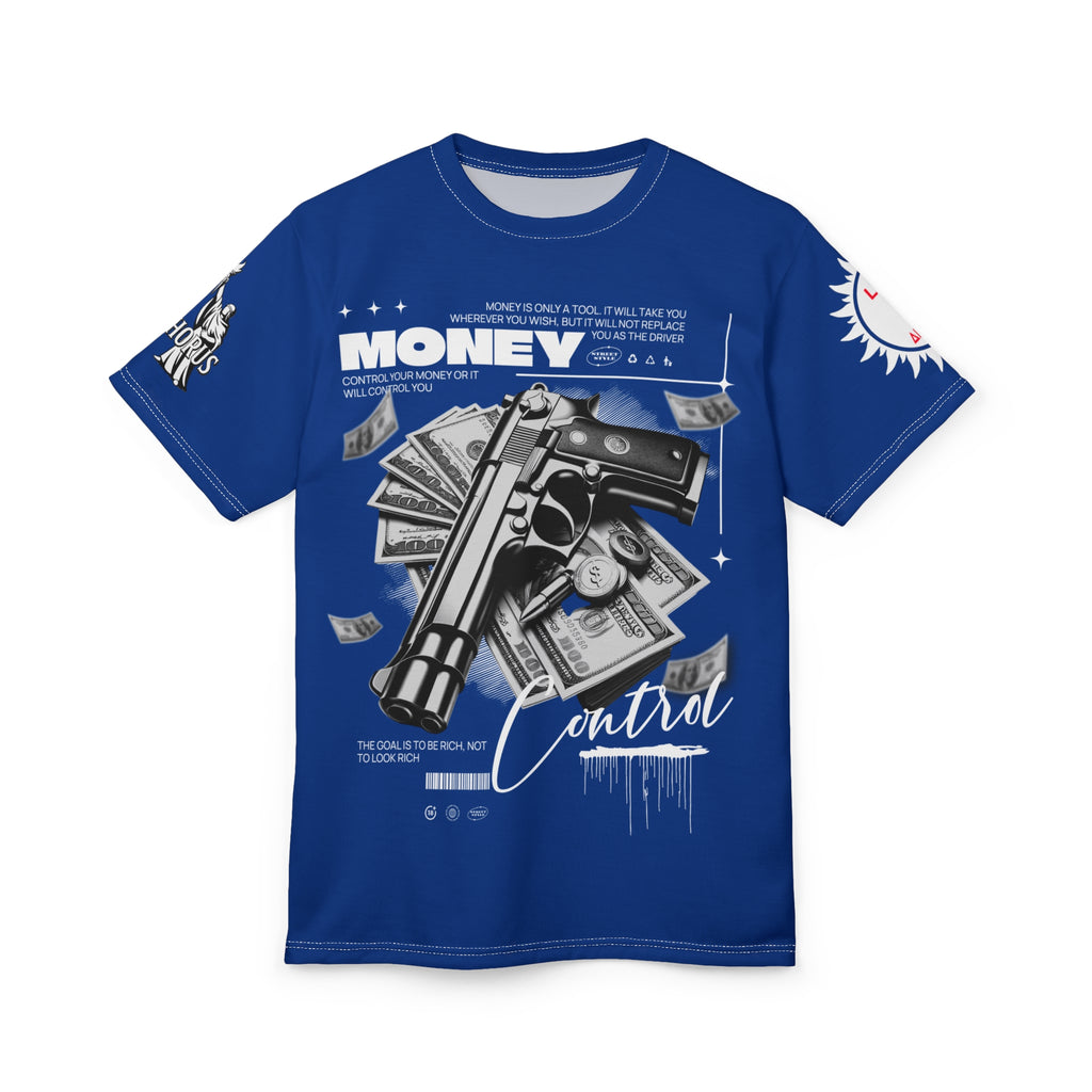 Money Control Graphic Tee LD&P APPAREL BLUE