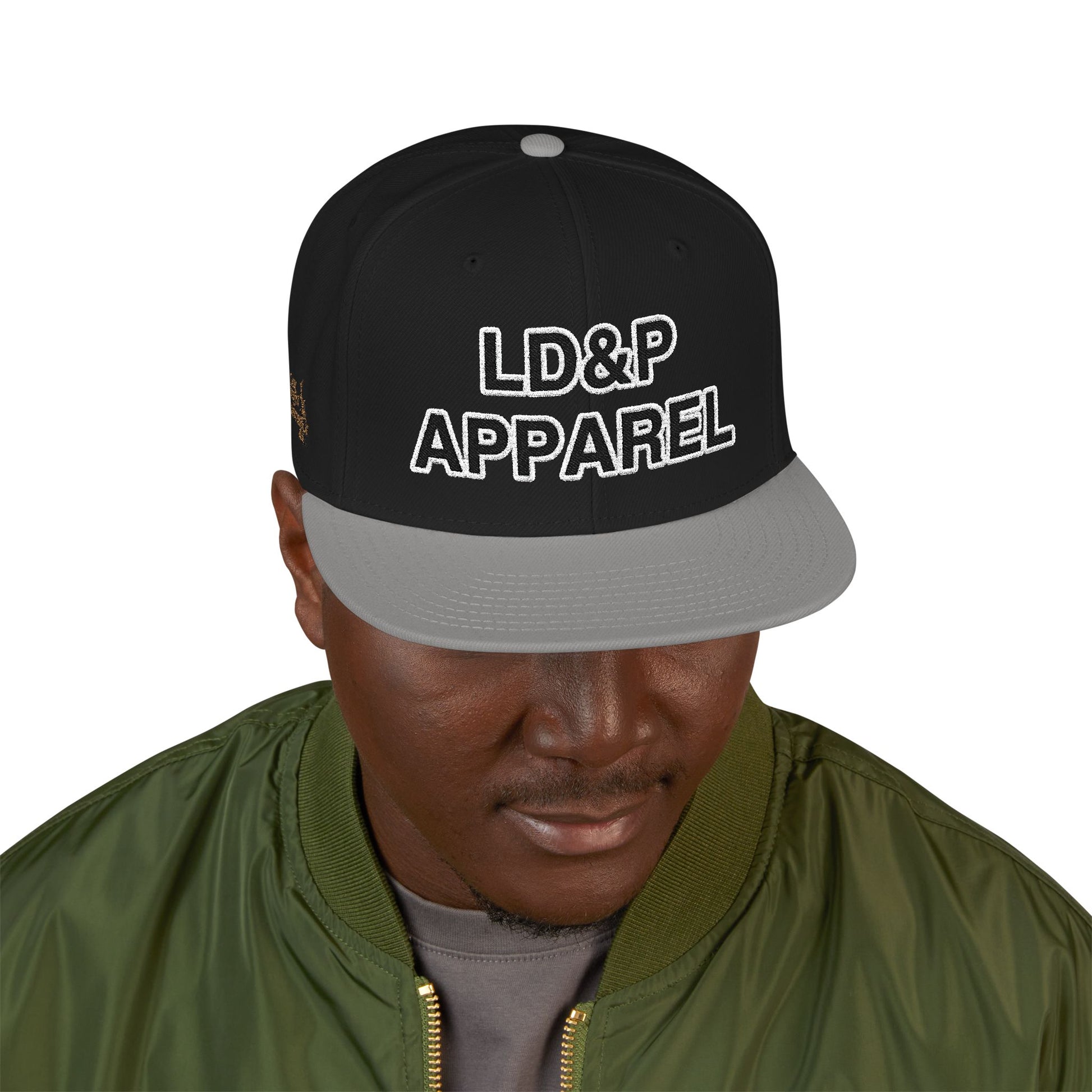 Embroidered Snapback Cap - LD&P Apparel Design