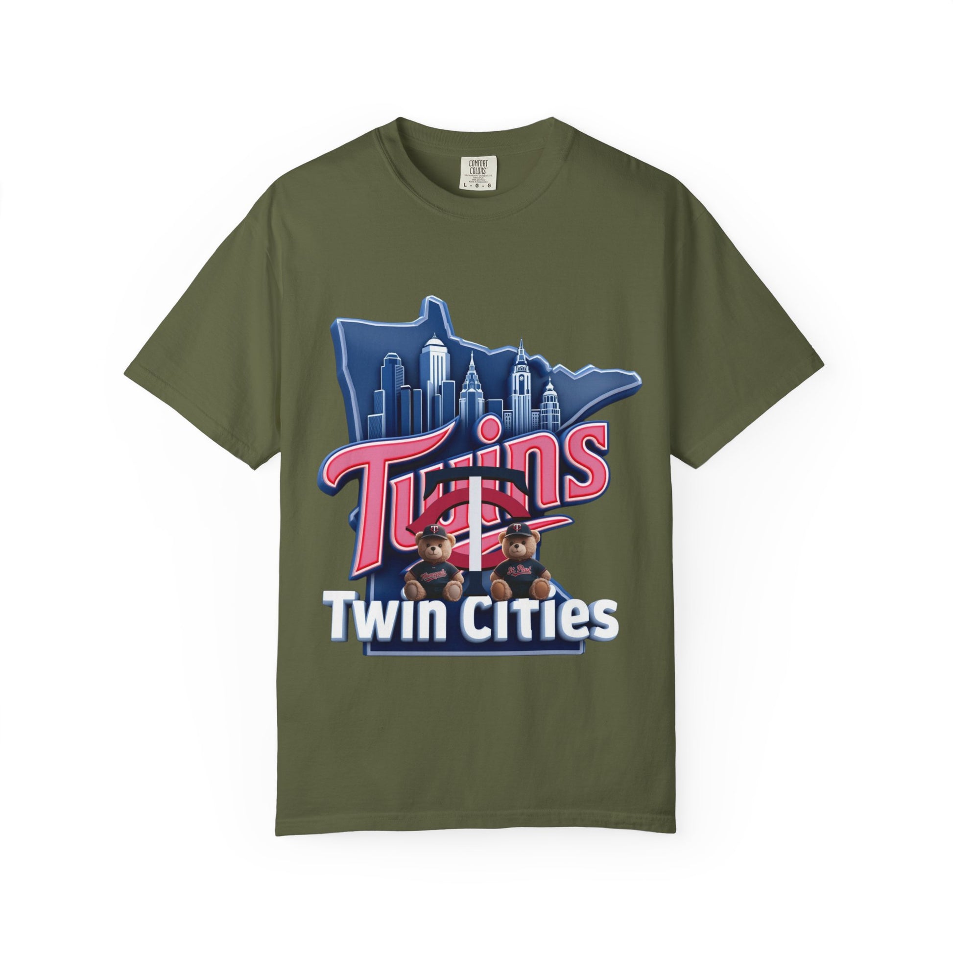 Twin City Unisex T-Shirt, Sporty Tee for Fans, Garment-Dyed Shirt, Perfect for Game Day, Show Your Team Spirit!